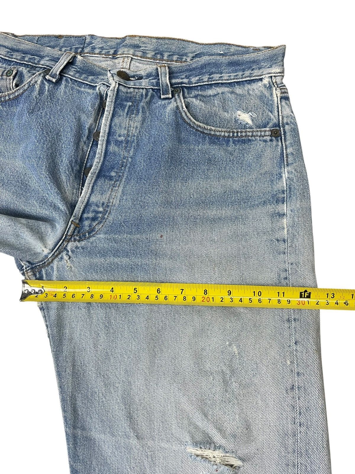 Levi's Vintage Levis 501 Jeans Faded Distressed Streetwear Size US 34 / EU 50 - 16 Thumbnail