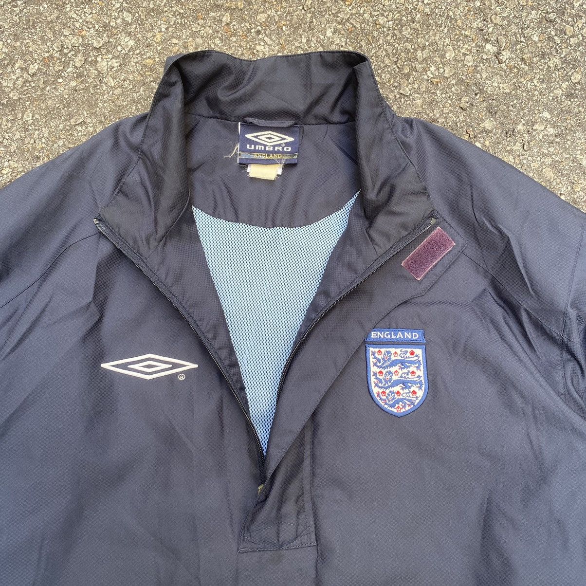 Umbro Vintage England Training Umbro Football Jacket Windbreaker Size US L / EU 52-54 / 3 - 3 Thumbnail