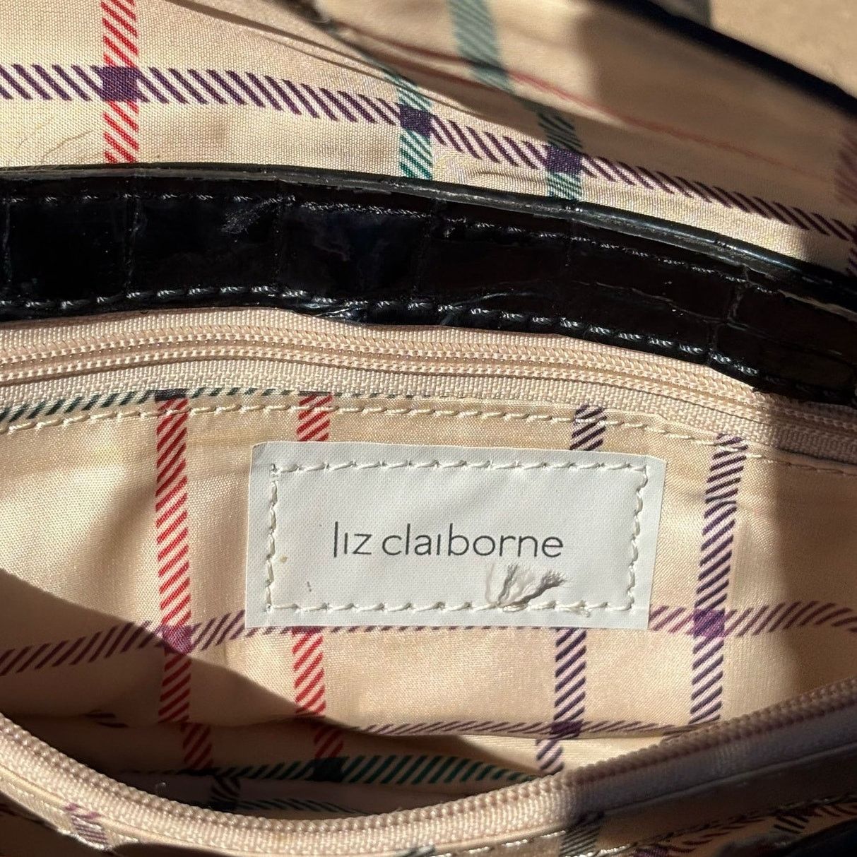 Liz Claiborne Y2K Black Liz Claiborne Purse Size ONE SIZE - 4 Thumbnail