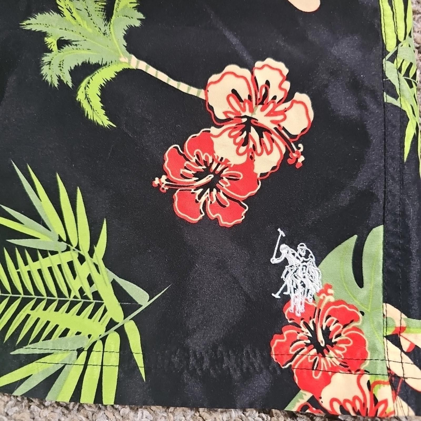 U.S. Polo Assn. Mens U.S POLO ASSN Floral Planes Swim Trunks Board Shorts XL Size US 36 / EU 52 - 2 Thumbnail