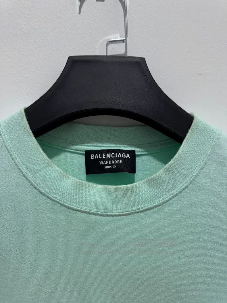 Balenciaga Balenciaga Mint Green Short Sleeve Size US S / EU 44-46 / 1 - 2 Thumbnail