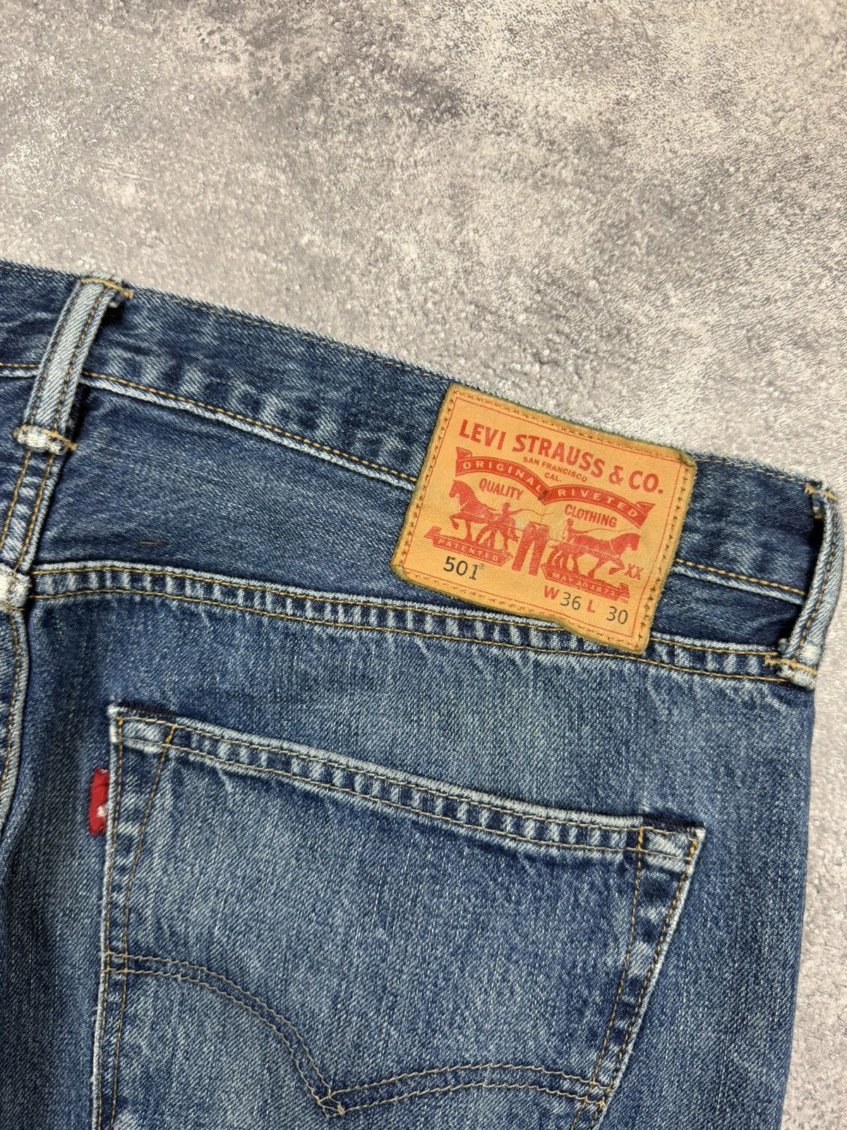 Levi's Vintage Levi’s 501 Flared Baggy Denim Jeans Blue Pants Size US 36 / EU 52 - 23 Thumbnail