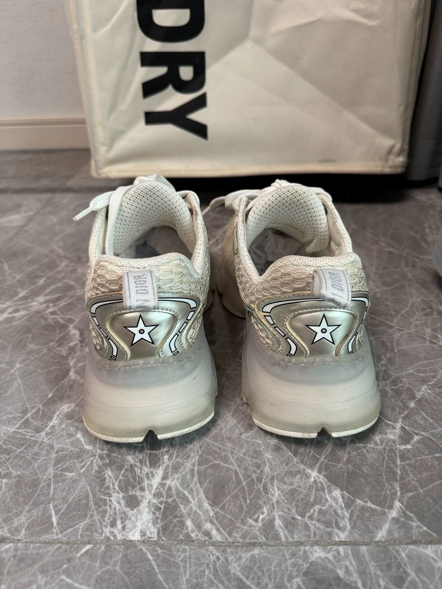Dior Dior Vibe Silver Dior Star Sneaker Wmns 36.5 Size US 6 / IT 36 - 4 Thumbnail