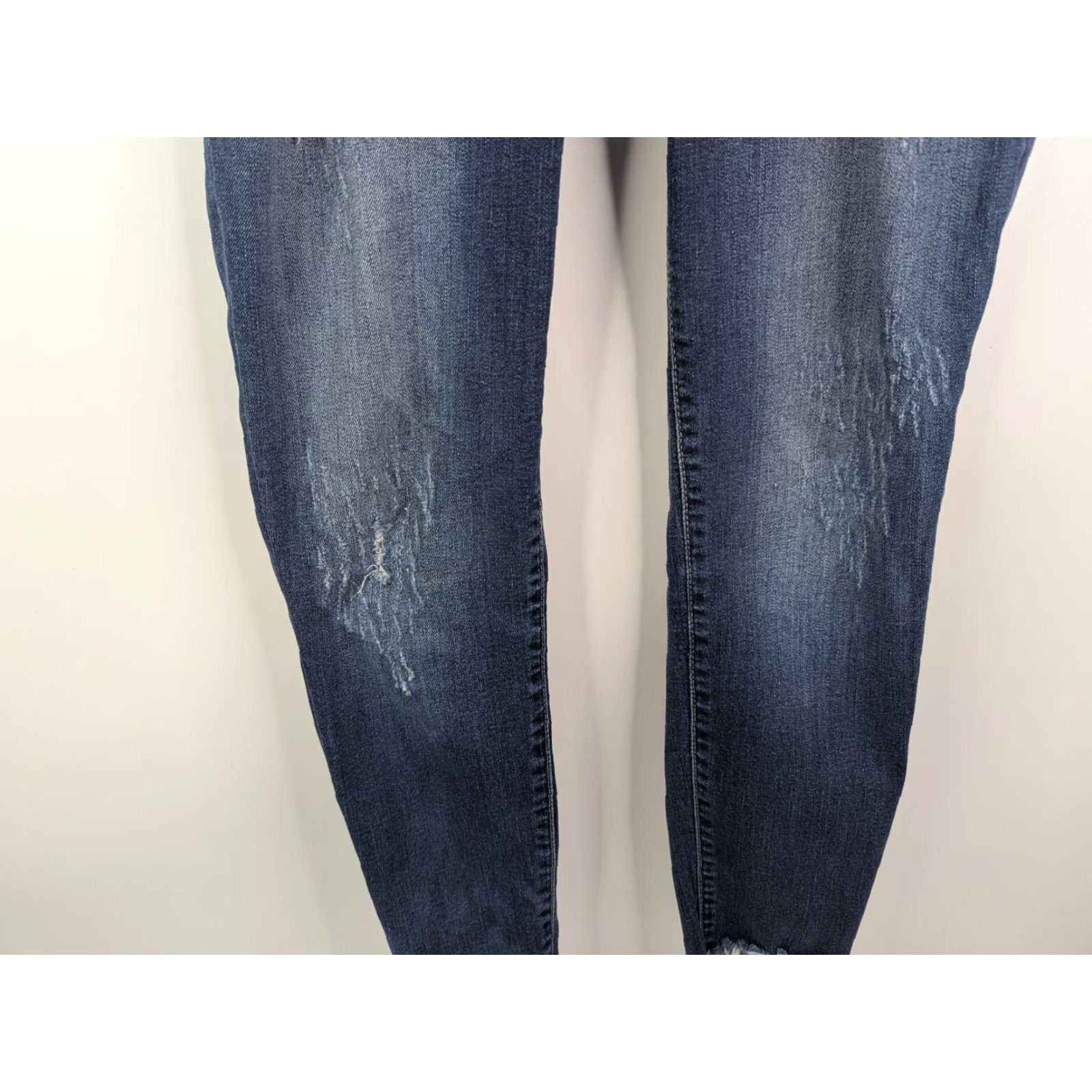Vintage VINTAGE KanCan Estilo Straight Leg Denim Jeans Distressed Raw Hem Women's Size 27 Size 27" / US 4 / IT 40 - 3 Thumbnail