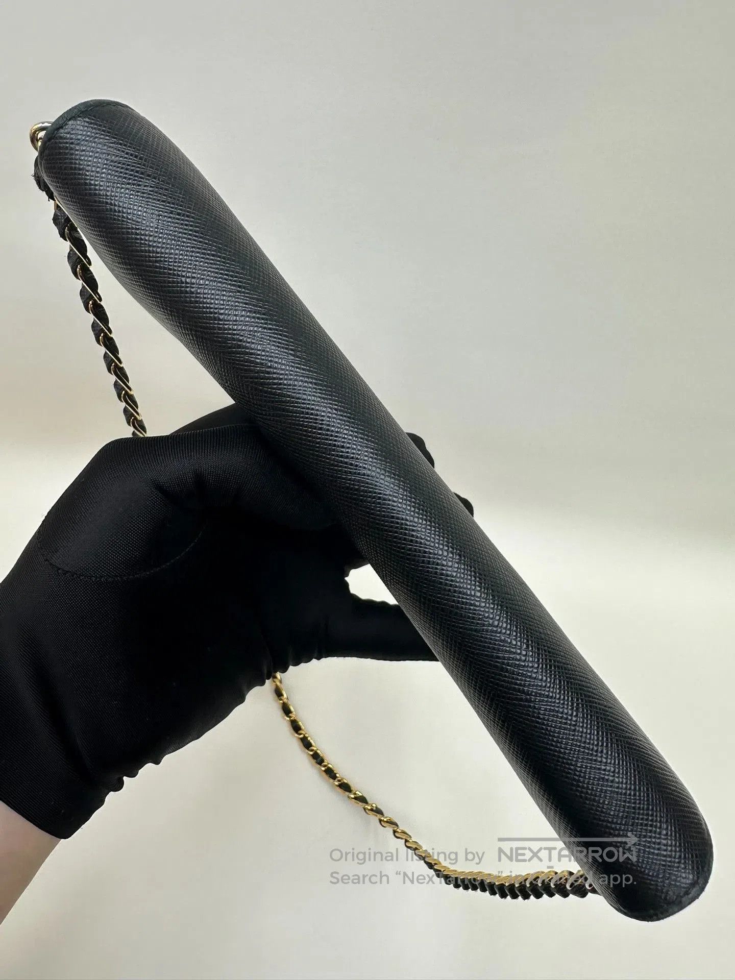 Prada Prada Black Saffiano Leather WOC Bag. Size ONE SIZE - 7 Thumbnail