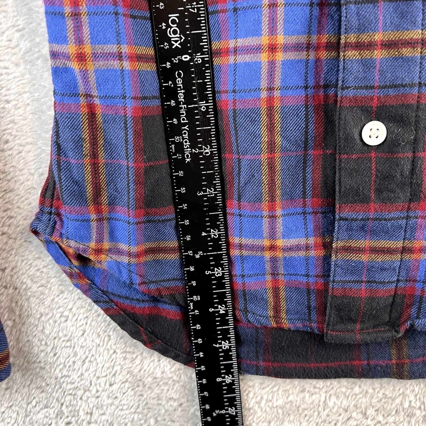 Bonobos Bonobos Shirt Mens XS Flannel Plaid Button-Up Long Sleeve Casual Workwear Farm Barn Modern Slim Fit Multicolor Cotton Size US XS / EU 42 / 0 - 3 Thumbnail