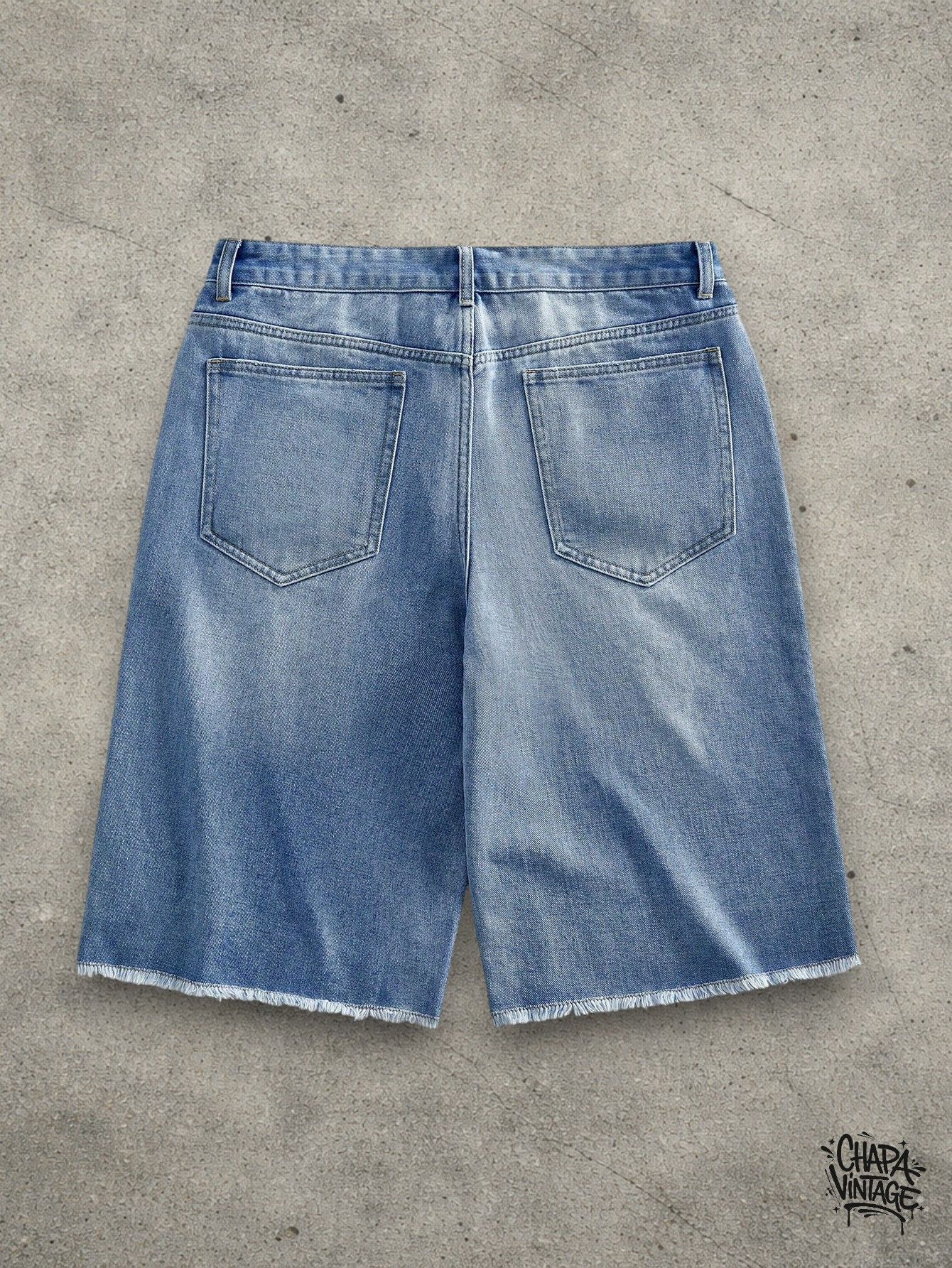 Vintage Washed jeans shorts Size US 32 / EU 48 - 2 Thumbnail