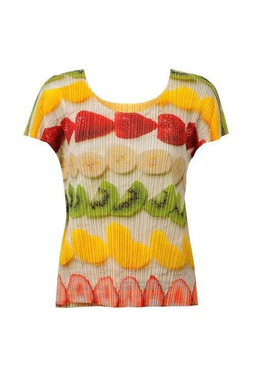 Issey Miyake Issey Miyake Fruit Cake Pattern Top Size L / US 10 / IT 46 - 3 Thumbnail
