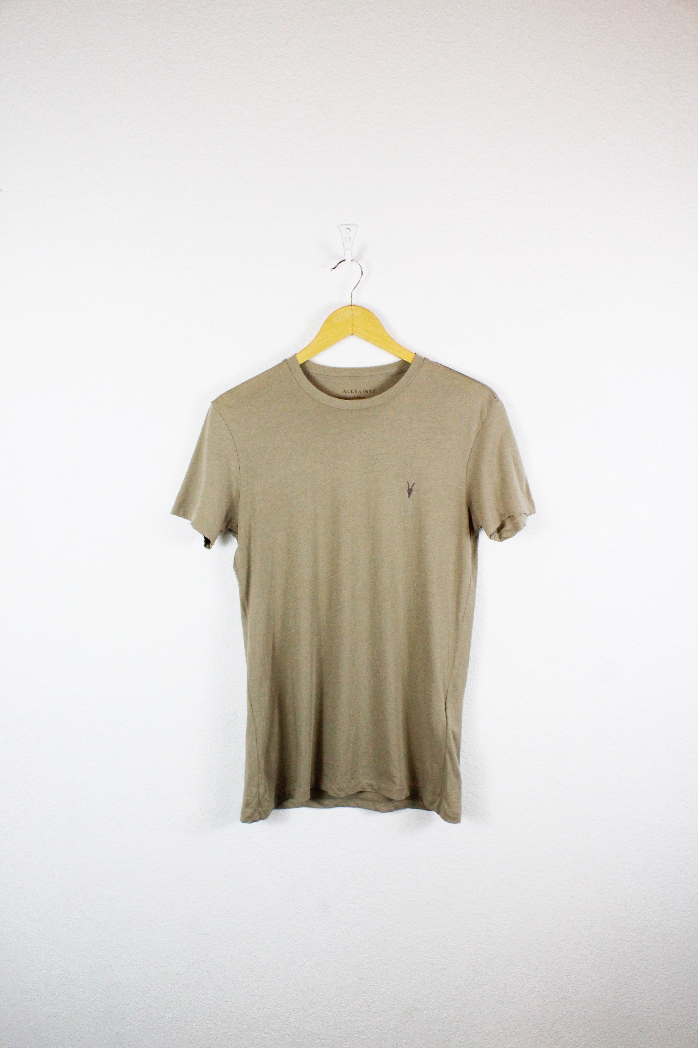 Allsaints Allsaints Logo Tonic SS Crew Tee T-shirt Khaki Size US S / EU 44-46 / 1 - 1 Thumbnail