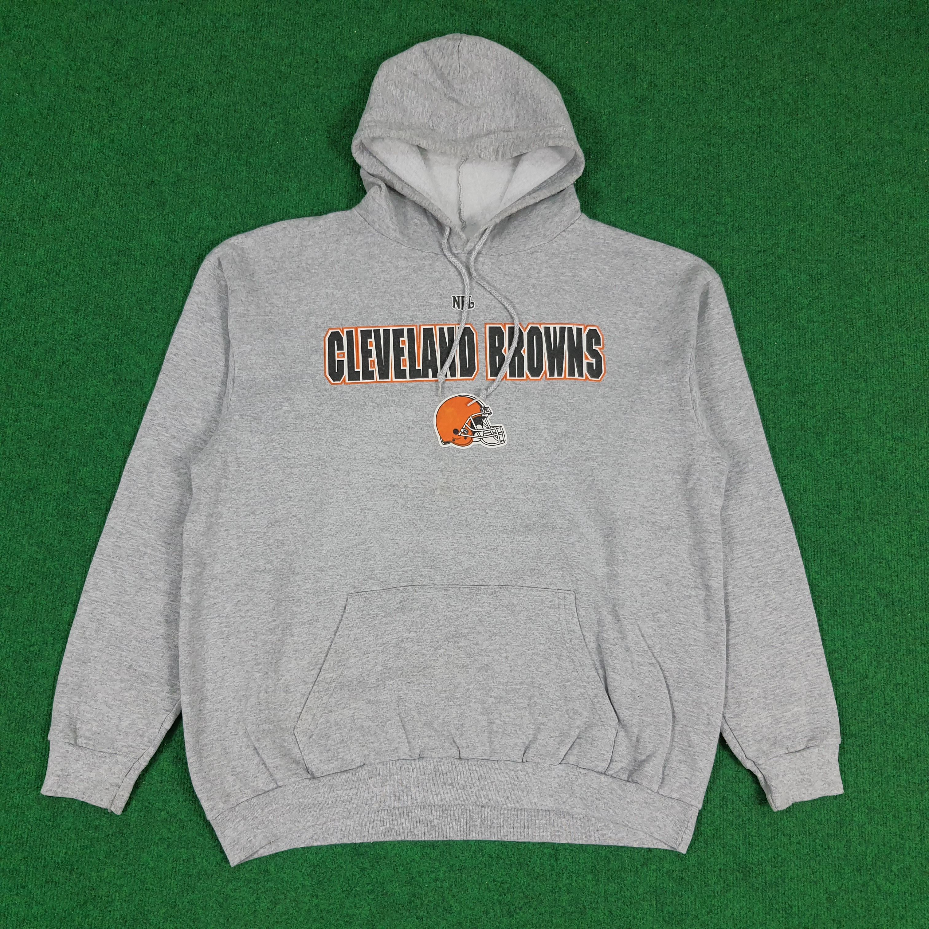 NFL Vintage NFL Cleveland Browns American Football Team Hoodies Size US L / EU 52-54 / 3 - 1 Thumbnail