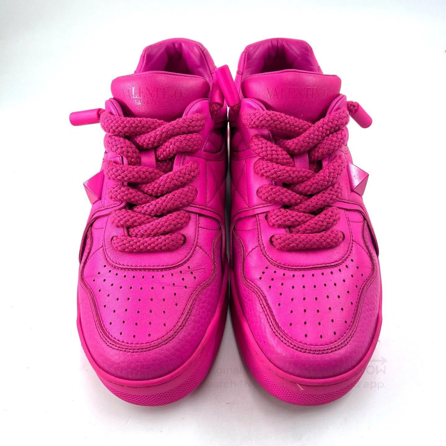 Valentino Valentino One Stud Pink Platform Sneakers. Size US 9 / IT 39 - 2 Thumbnail