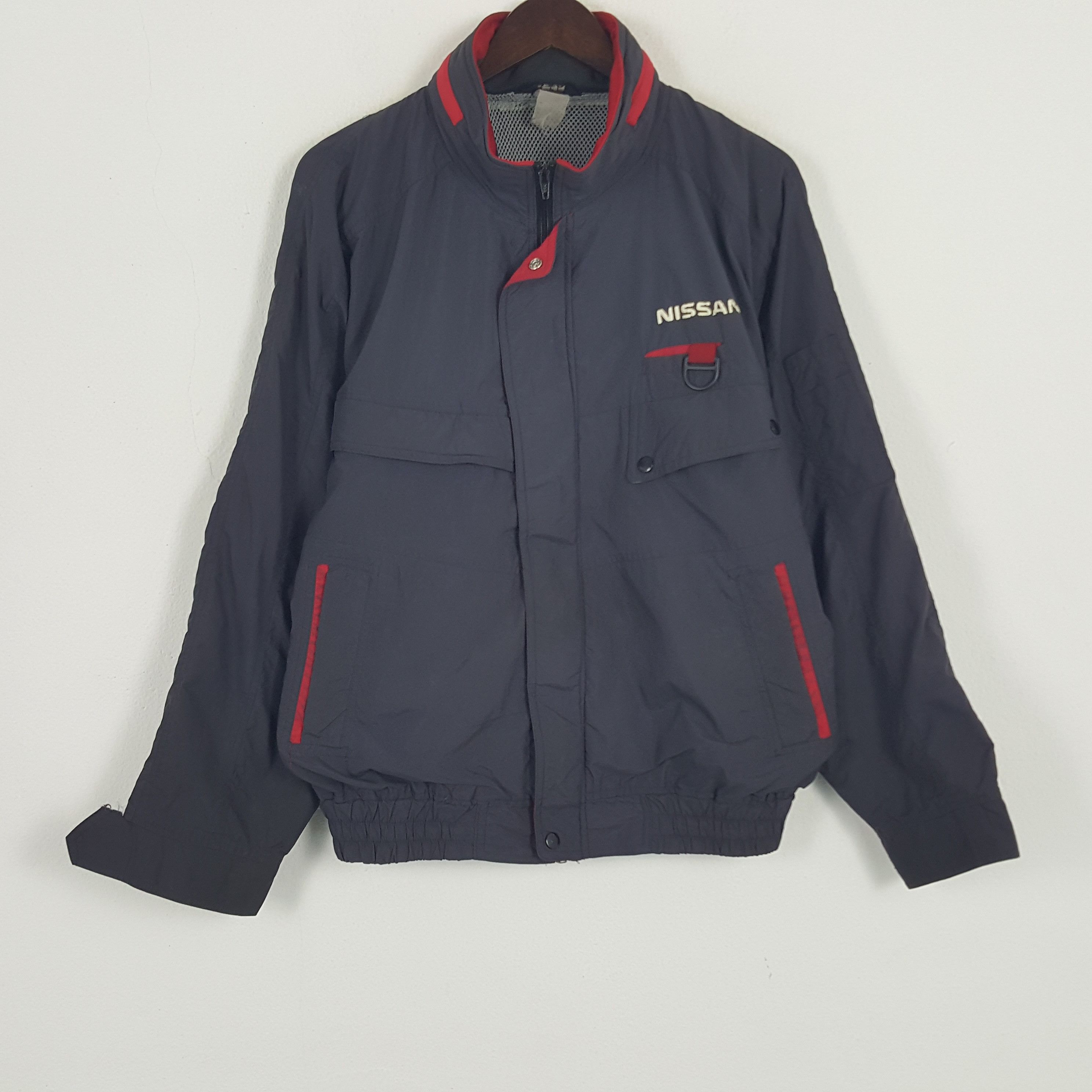 Japanese Brand × Vintage Vintage Nissan Worker Windbreaker Jacket Size US XL / EU 56 / 4 - 3 Thumbnail