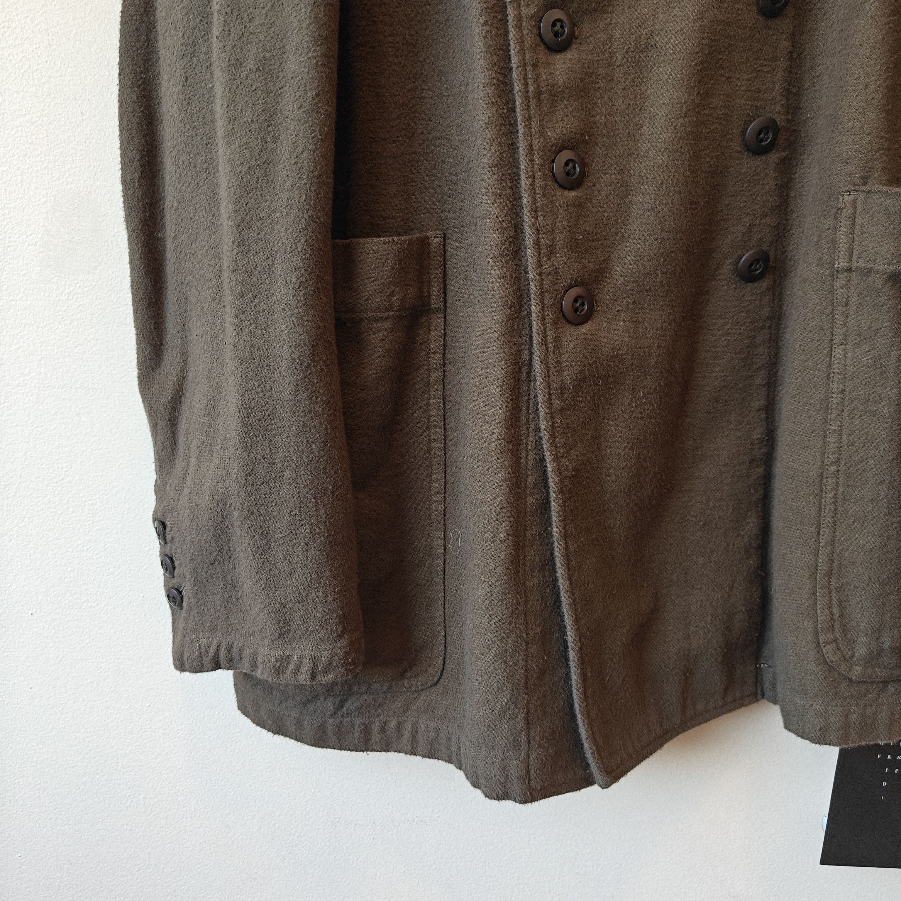 The Viridi-anne NWT BRUSHED TWILL Double Breasted JACKET Size 2/M $1135 Size US M / EU 48-50 / 2 - 5 Thumbnail