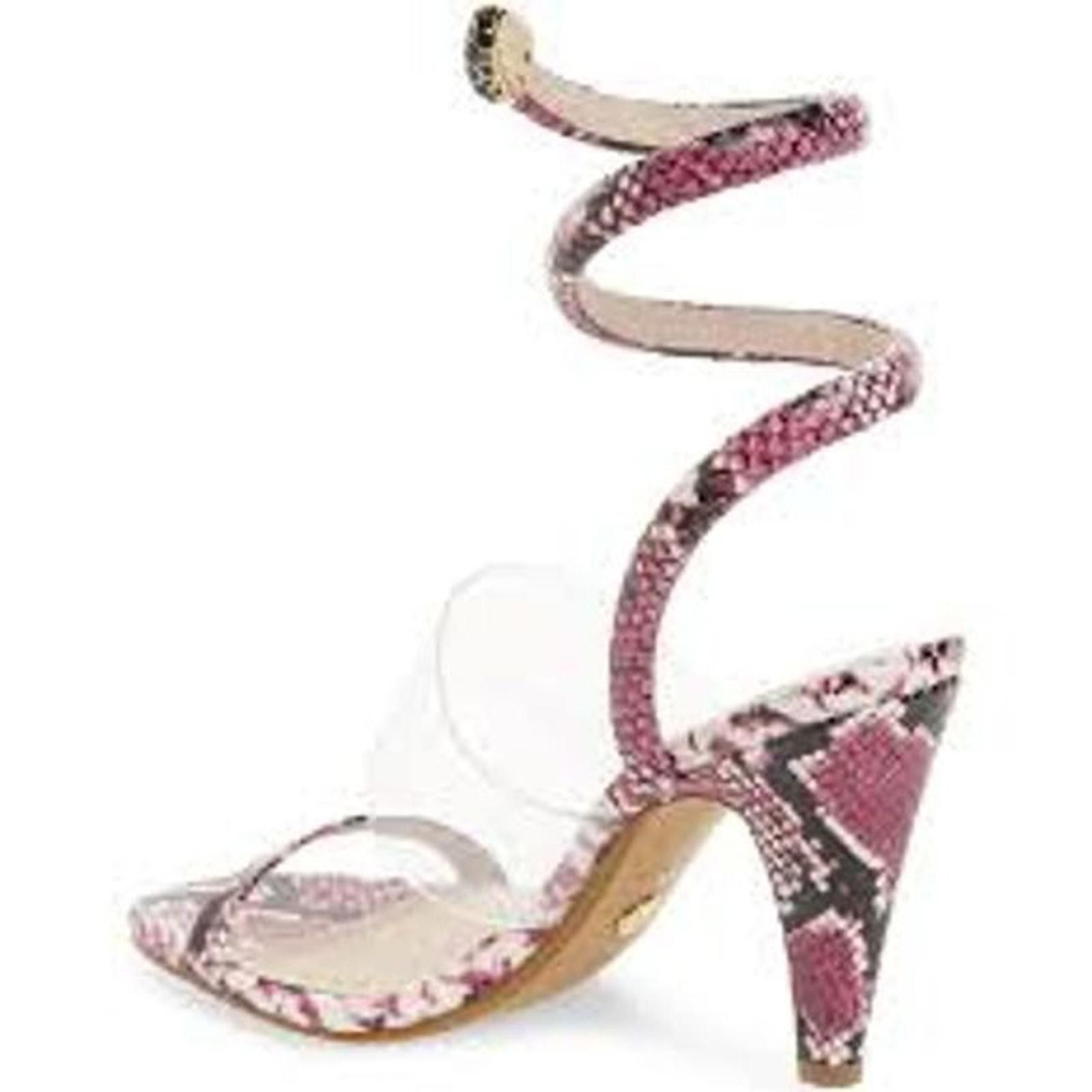 Other Cecelia New York Sabrina Snake Wrap Heels Dragon Fruit Sz.10 Size US 10 / IT 40 - 3 Thumbnail