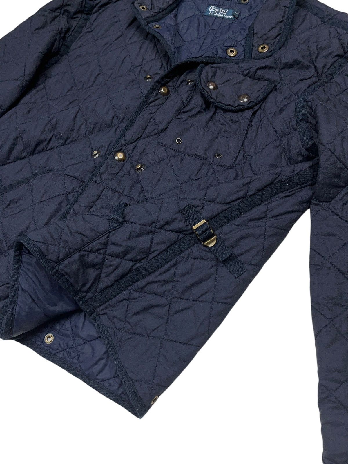 Hunter × Polo Ralph Lauren × Vintage Vintage 90s Polo Ralph Lauren Multi Pocket Quilted Jacket Size US L / EU 52-54 / 3 - 9 Thumbnail