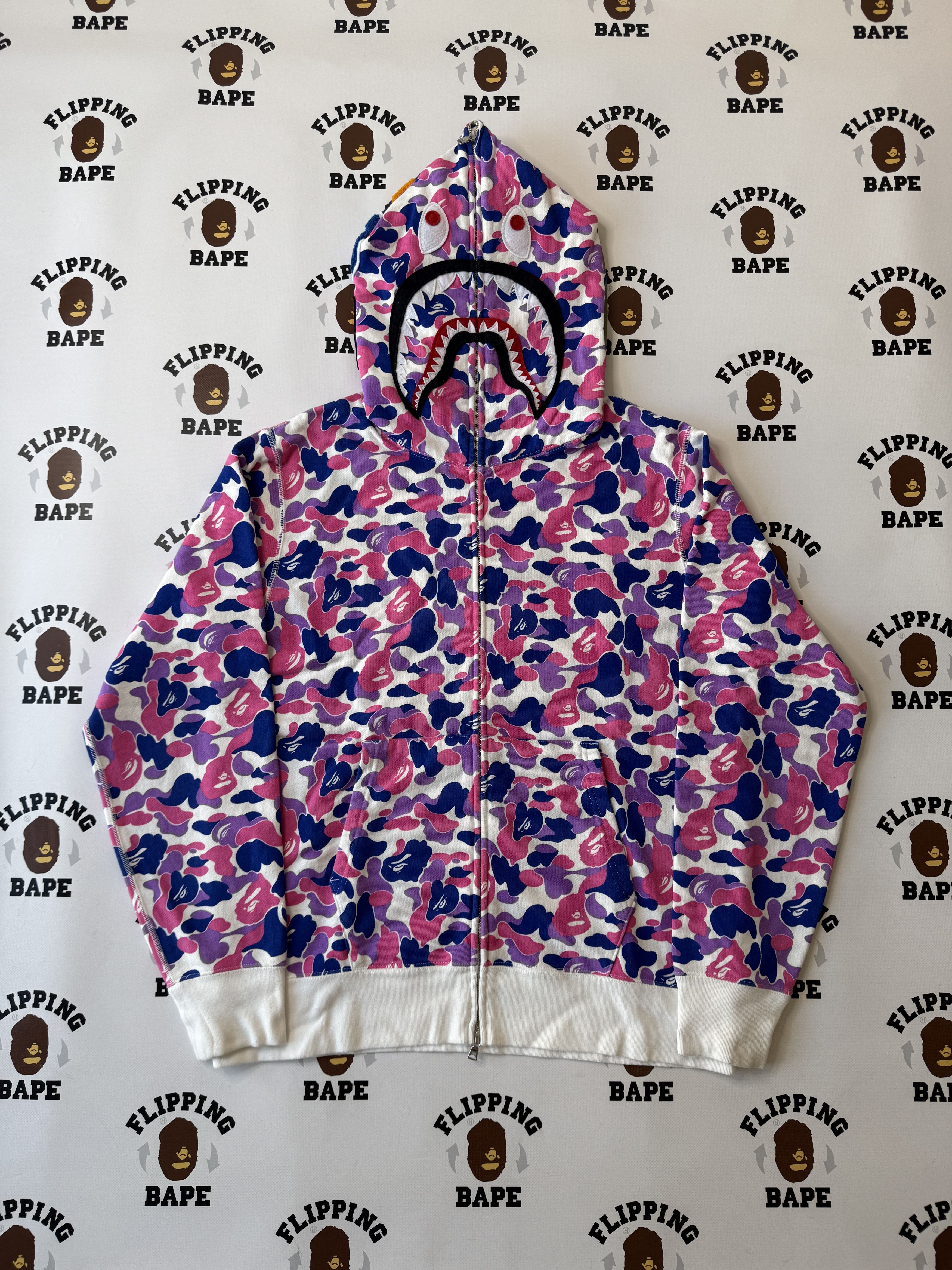 Bape BAPE X LIBERTY WALK KATO S15 SHARK FULL ZIP HOODIE | Grailed