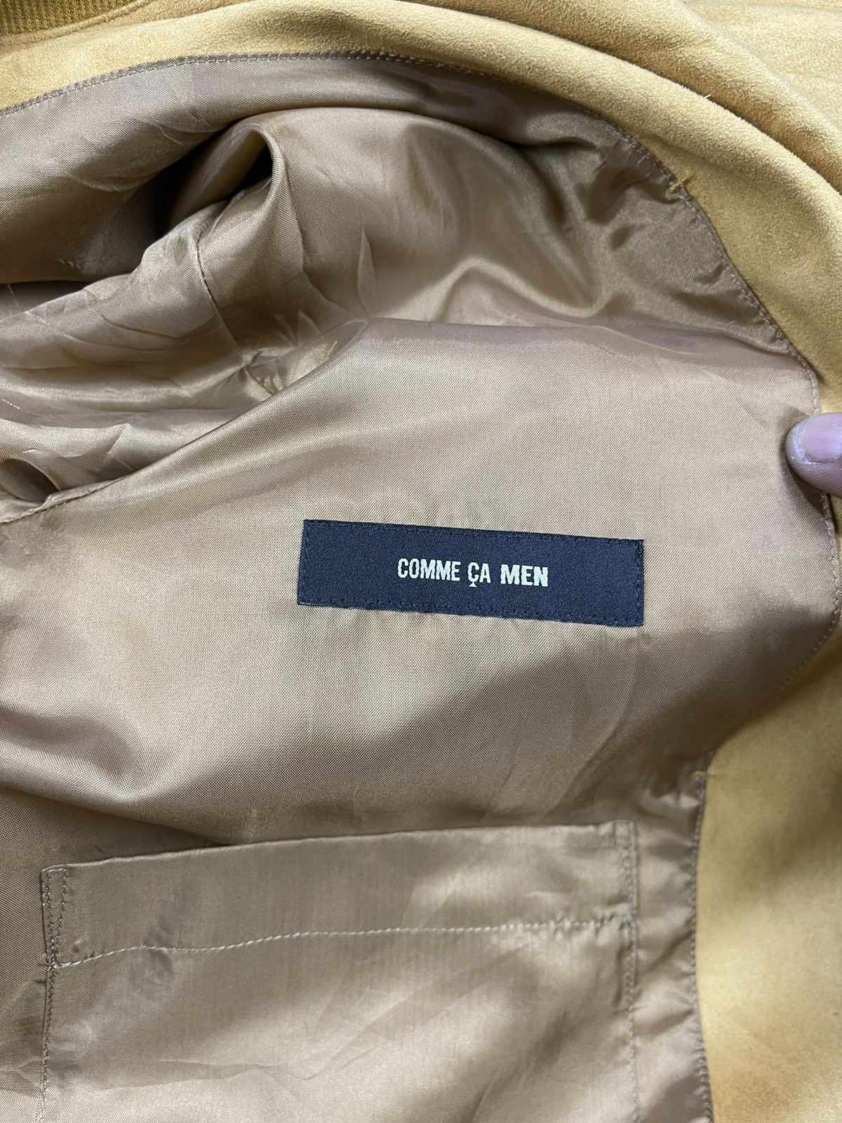 Comme Ca Ism Comme Ca Men Suede Bomber Jackets Size US M / EU 48-50 / 2 - 12 Thumbnail