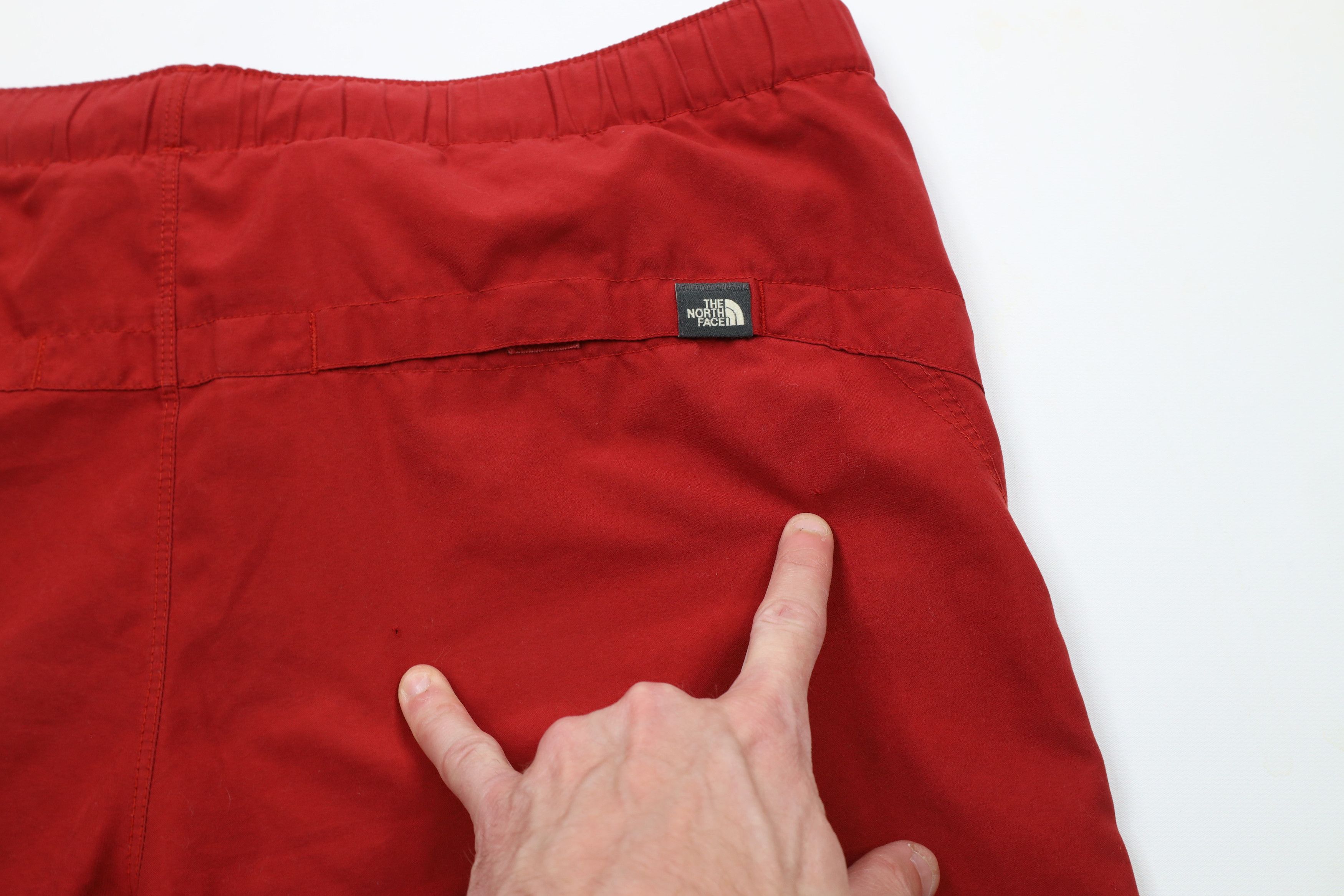 The North Face × Vintage Vintage The North Face Spell Out Belted Above Knee Shorts Size US 34 / EU 50 - 13 Thumbnail