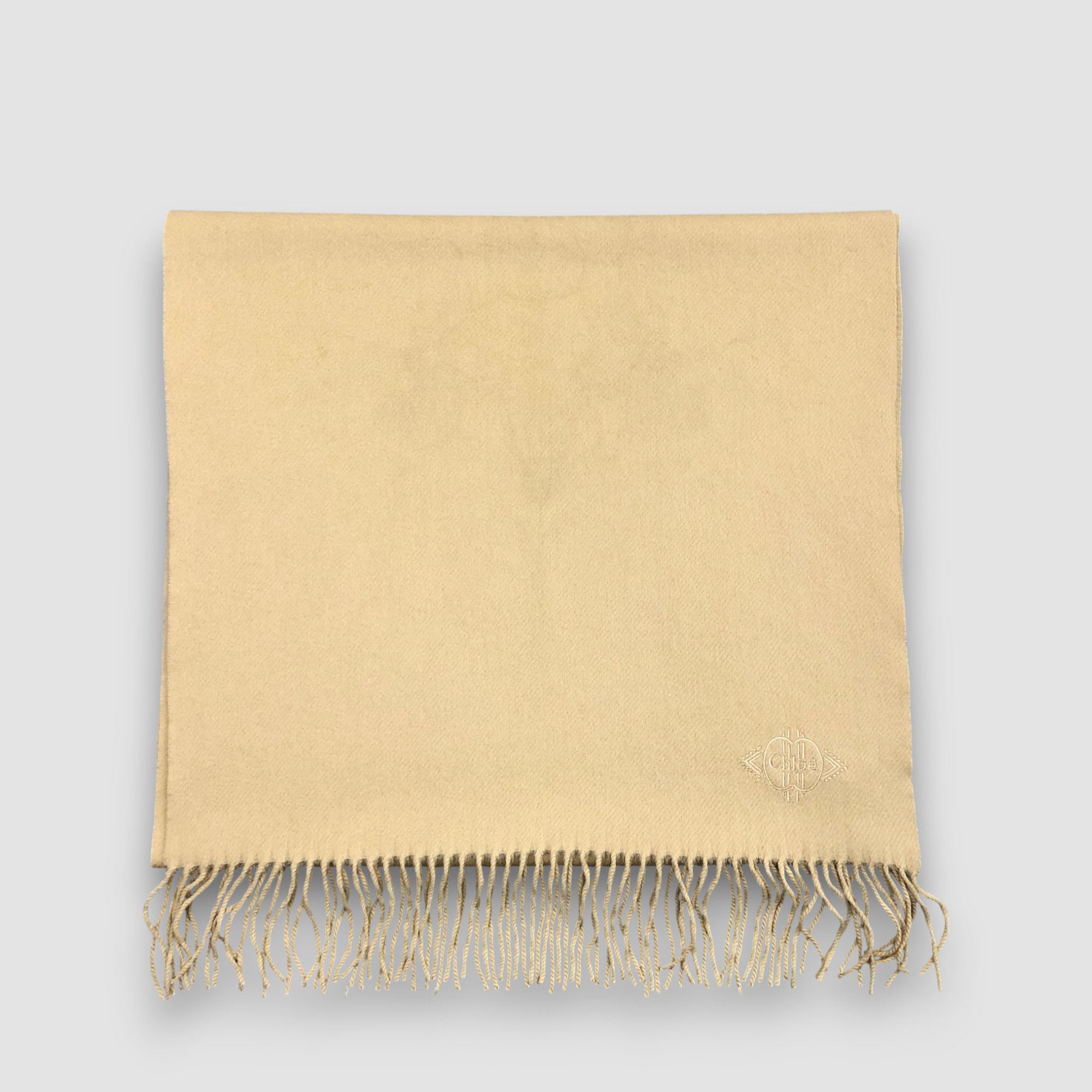 Chloe Vintage Chloe Scarf Long Shawl Stoles Wool Cashmere Scarves. Size ONE SIZE - 4 Thumbnail