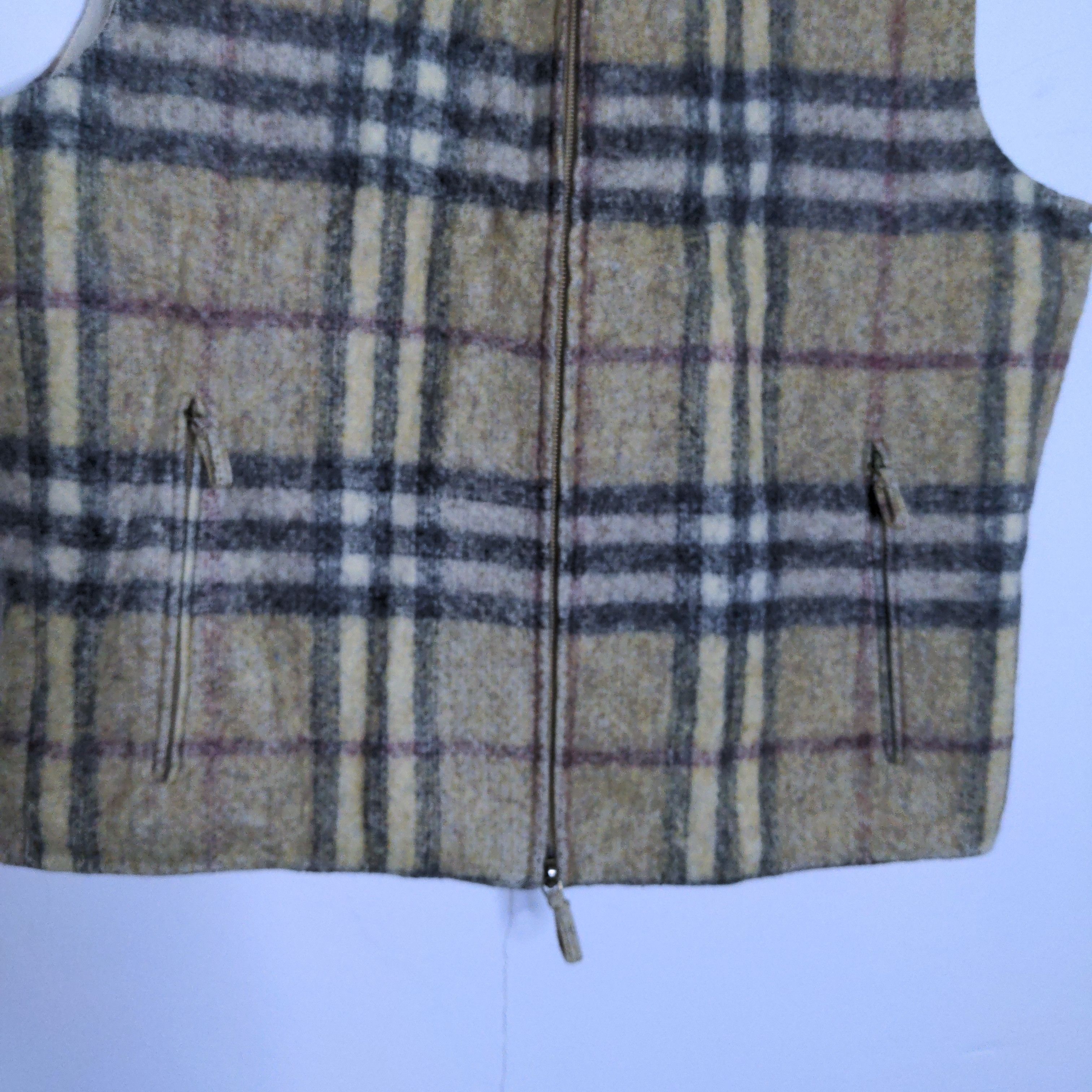 Burberry Burberry Prorsum House Check Womens Wool Vest Size M / US 6-8 / IT 42-44 - 4 Thumbnail