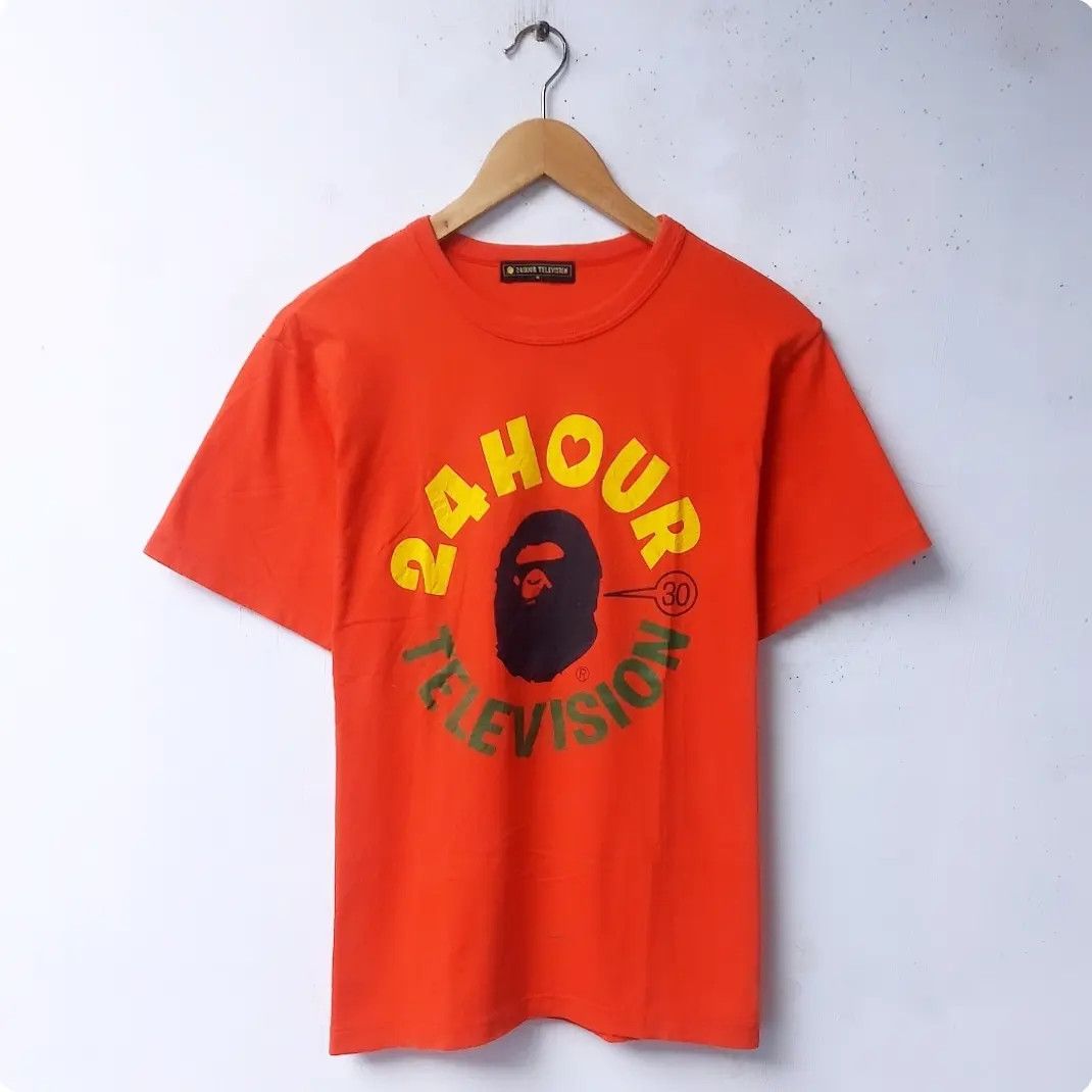 Bape BAPE X 24 Hours Television Tshirt Size US M / EU 48-50 / 2 - 1 Thumbnail