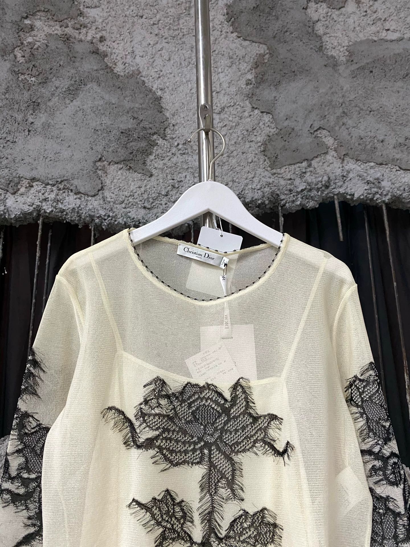 Dior Dior lace knit long sleeve 40 Size M / US 6-8 / IT 42-44 - 3 Thumbnail