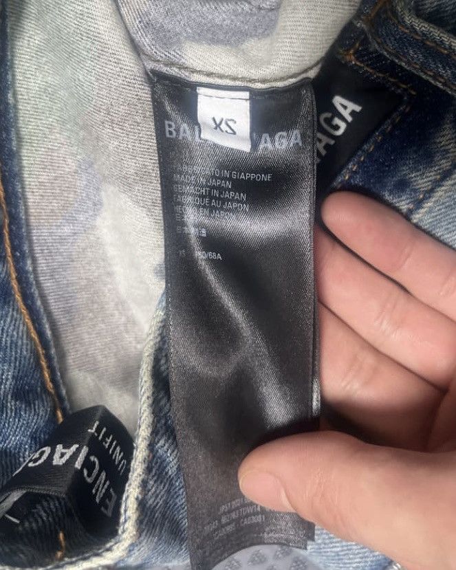 Balenciaga Balenciaga Camo Slashed Layer Denim Pants Size US 30 / EU 46 - 4 Thumbnail