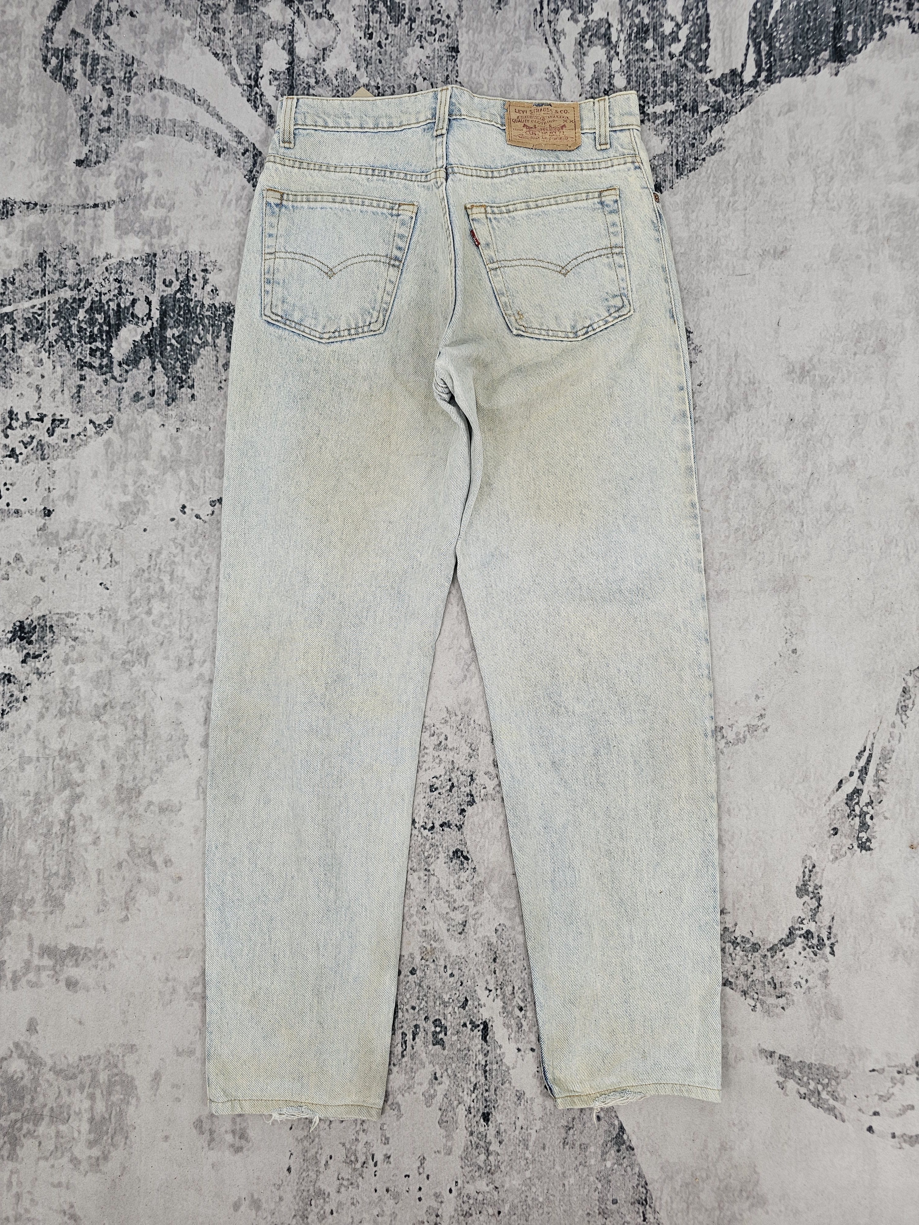 Levi's Vintage Clothing Vtg 80's LEVIS 610 Stain Rusty Ripped Size 31X29 Jeans L0433 Size US 31 - 2 Thumbnail