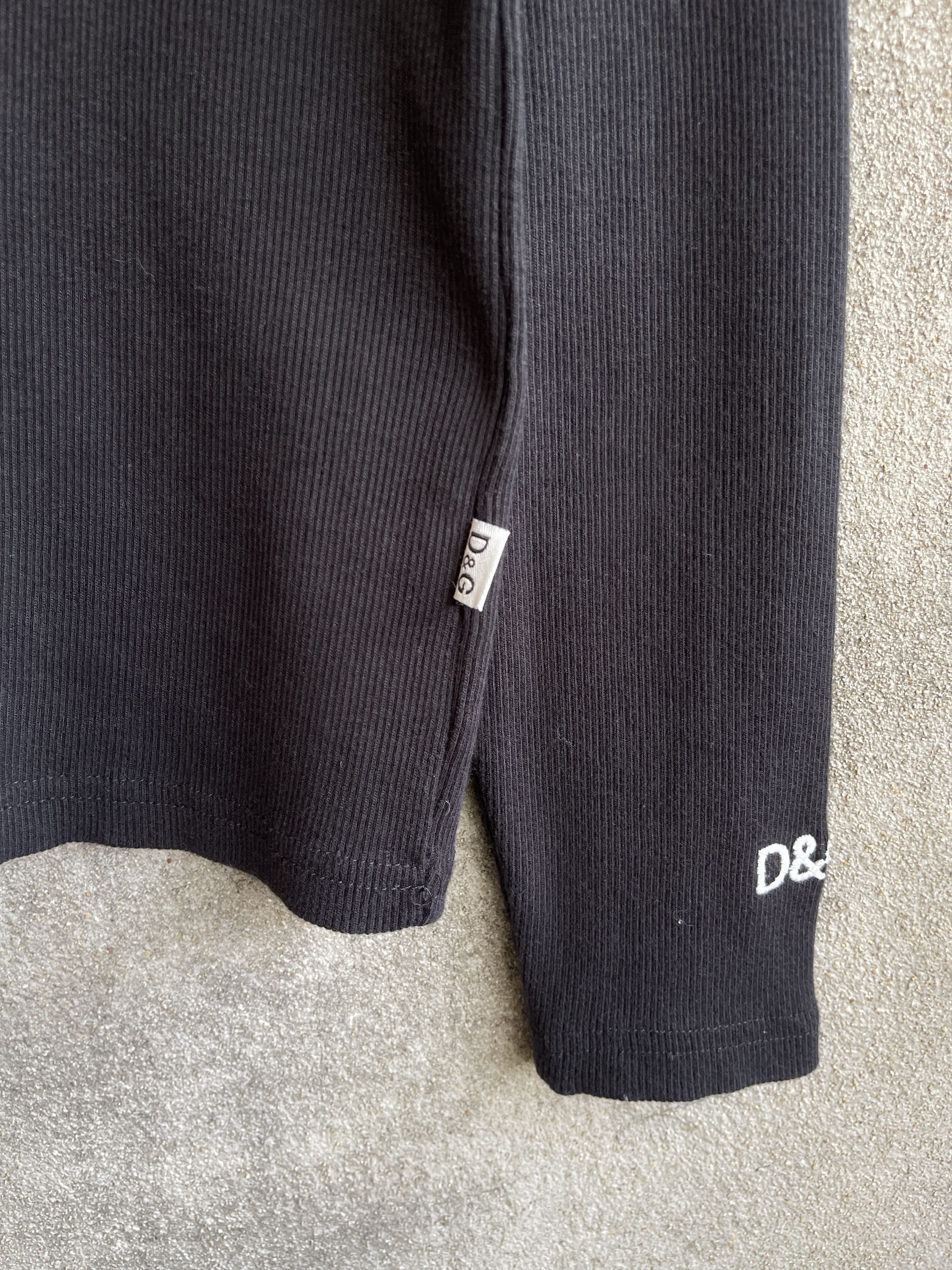 Dolce & Gabbana Vintage🔥Dolce&Gabbana🔥Embroidery Black Long Sleeve Size US L / EU 52-54 / 3 - 8 Thumbnail