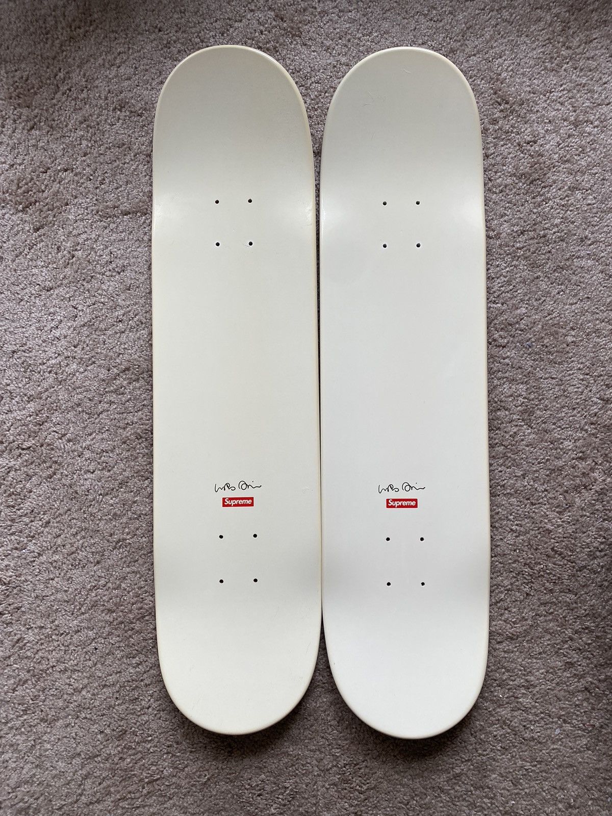 Supreme Supreme Urs Fischer skate deck set toasted fried baked Size ONE SIZE - 12 Thumbnail