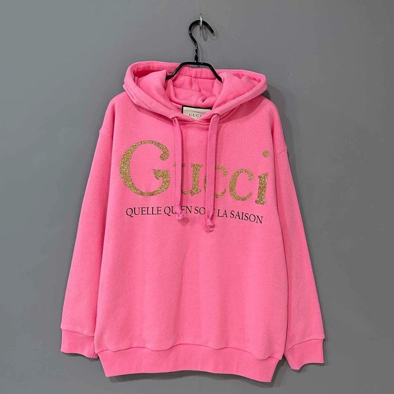 Gucci Gucci Pink letter logo hoodie 2506-Nextarrow Size XS / US 0-2 / IT 36-38 - 1 Thumbnail