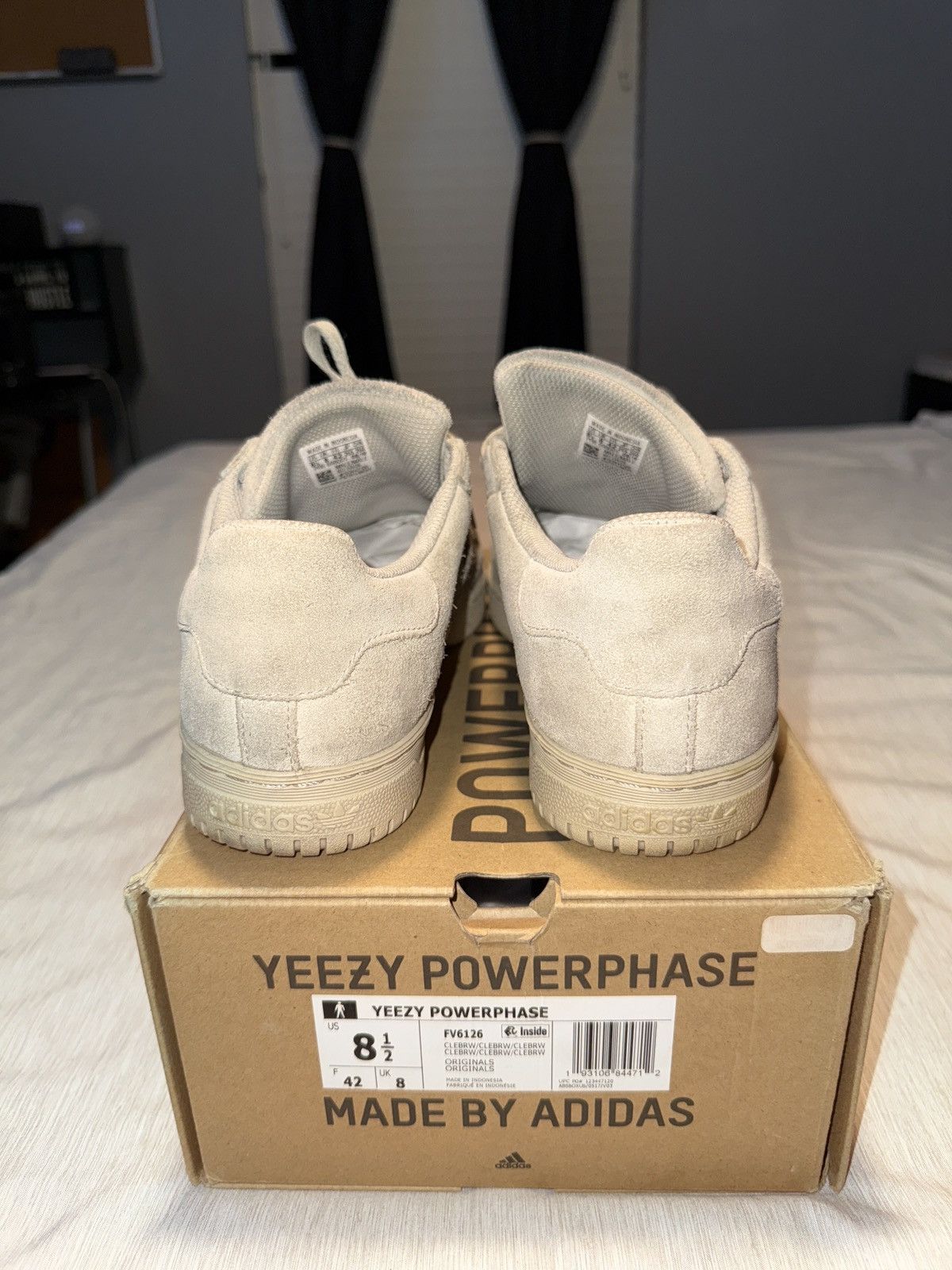 Adidas Yeezy Powerphase “Clear brown” Size US 8.5 / EU 41-42 - 4 Thumbnail