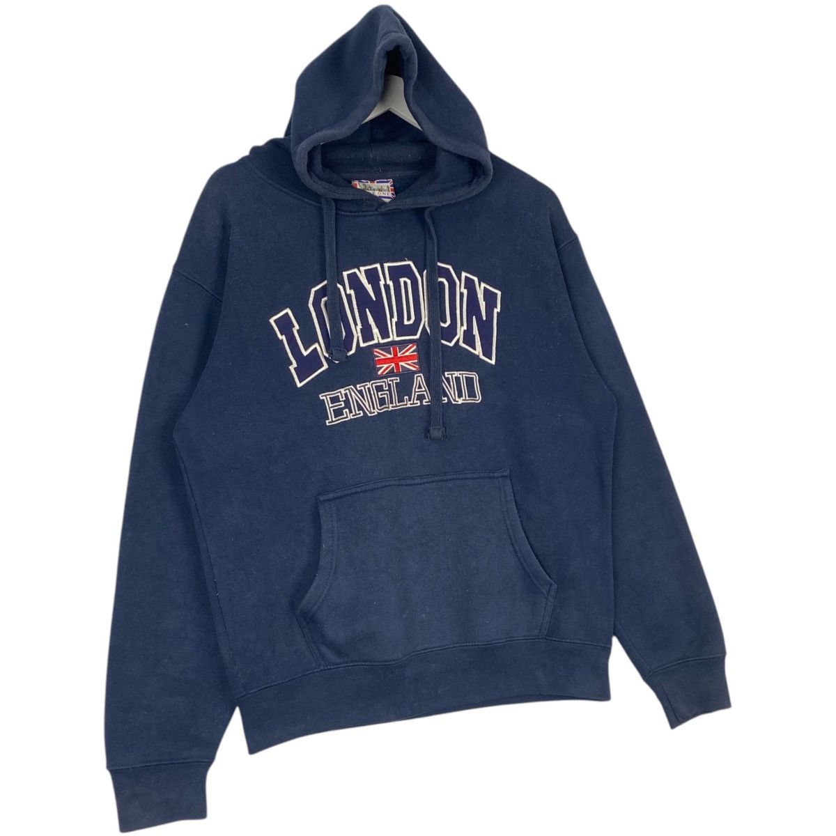 Designer × Vintage Vintage Zone One Hoodie Sweater Navy Blue Pullover Size M Size US M / EU 48-50 / 2 - 3 Thumbnail