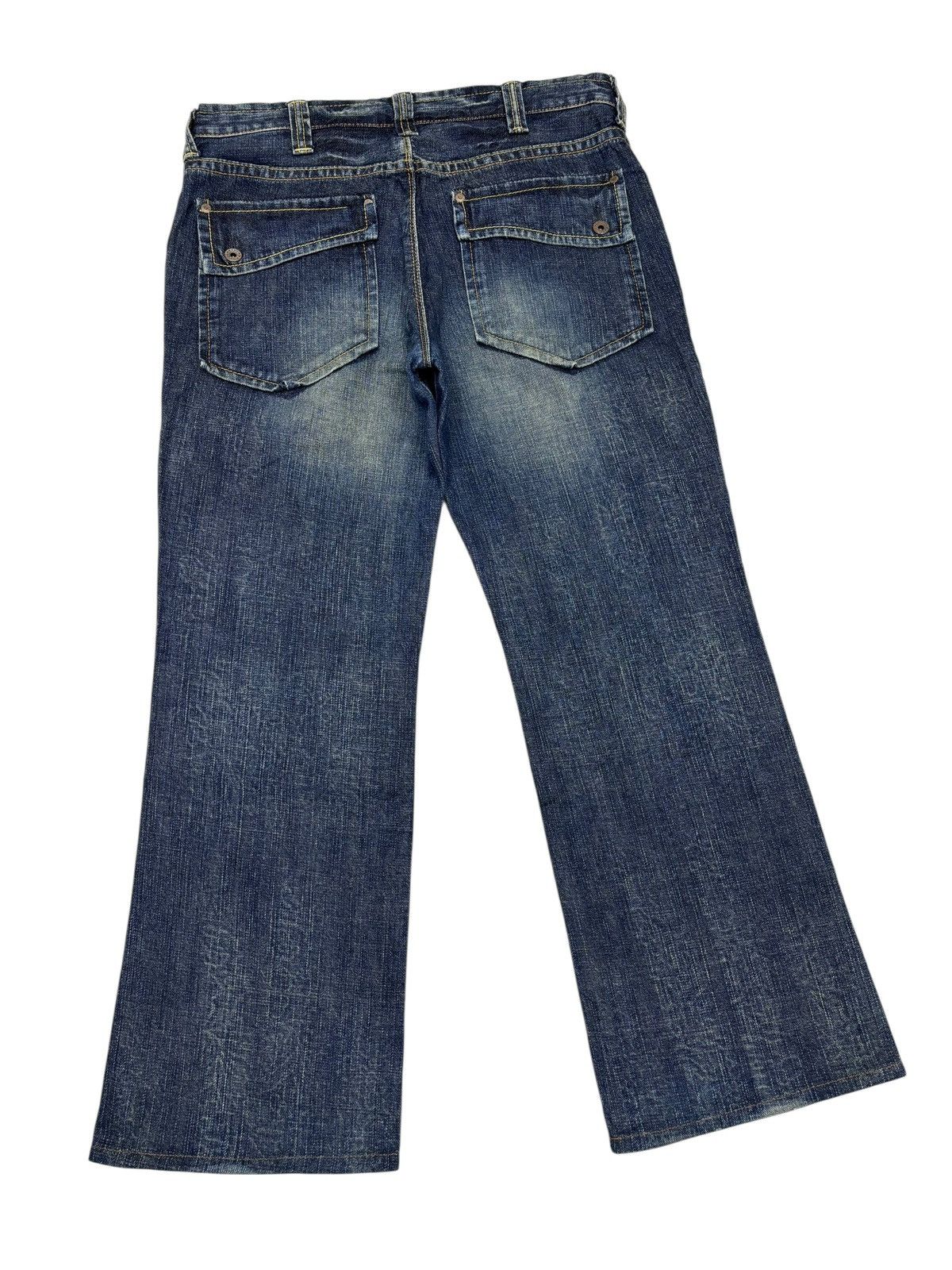 Kapital Vintage Japanese Bush Denim Baggy Jeans Size US 35 - 4 Thumbnail