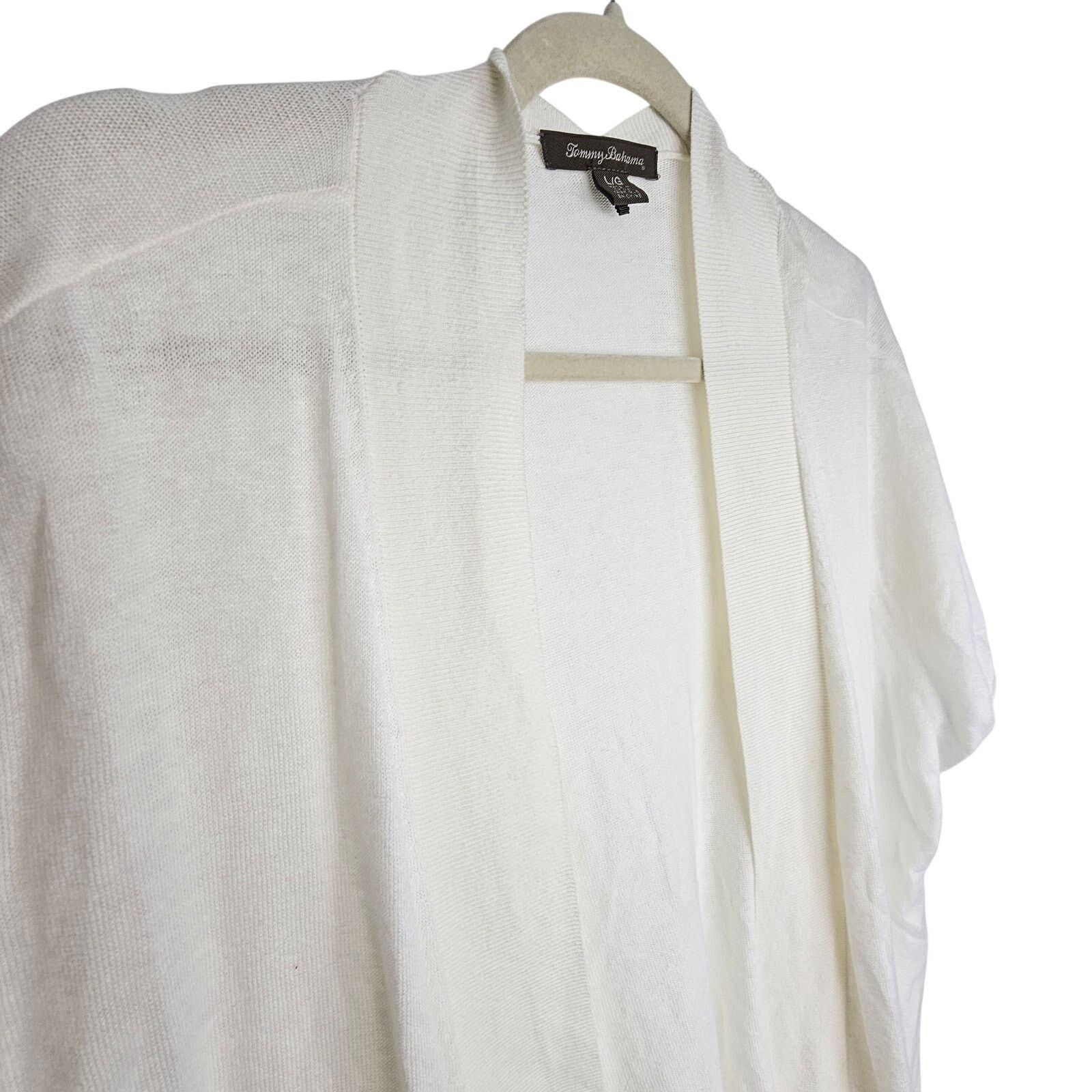 Tommy Bahama Tommy Bahama Womens Linen Cotton Cardigan Sweater L Coastal Size L / US 10 / IT 46 - 5 Thumbnail