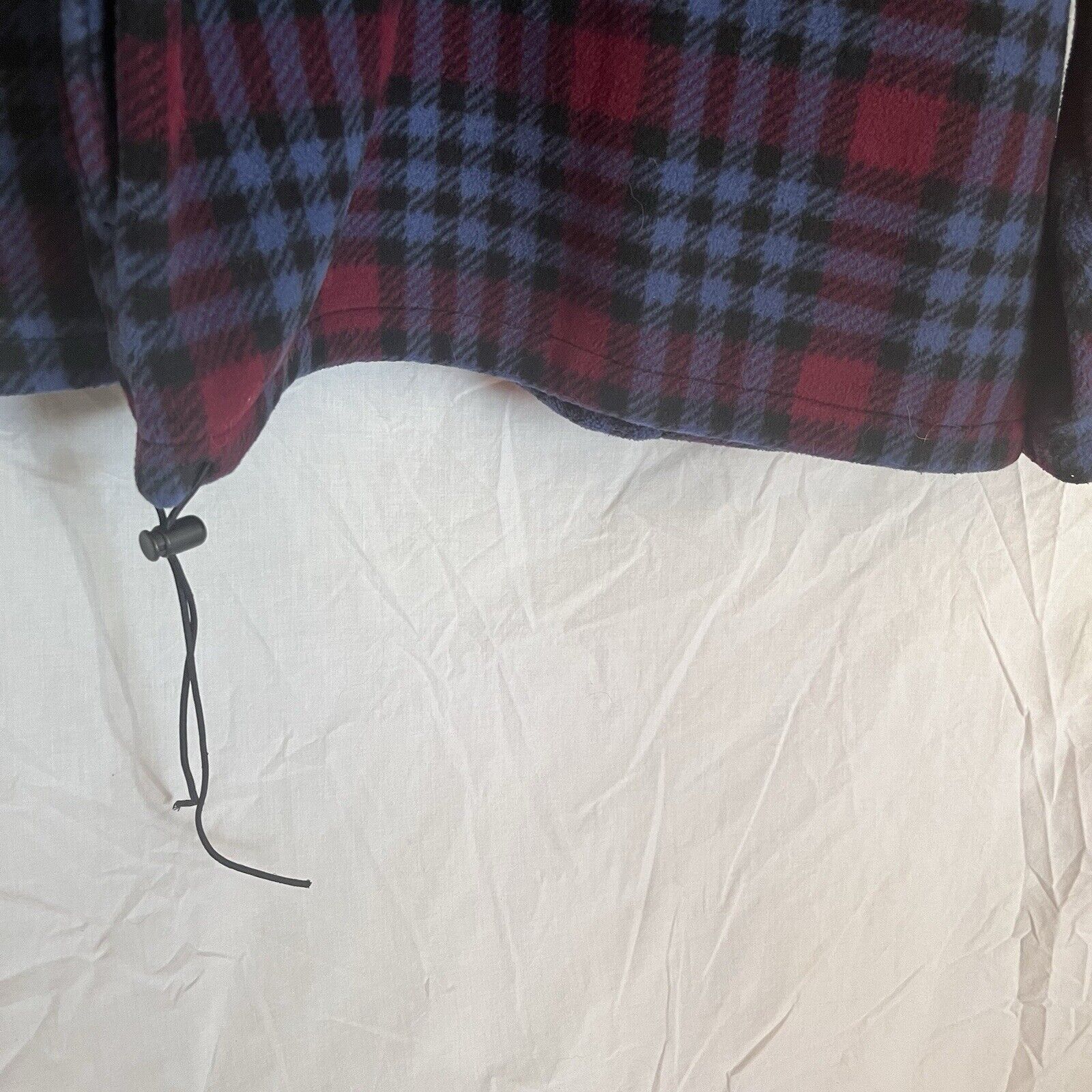Other Cheetah Brand 1/4 Zip Oversized Plaid Fleece Pullover Size L / US 10 / IT 46 - 8 Thumbnail