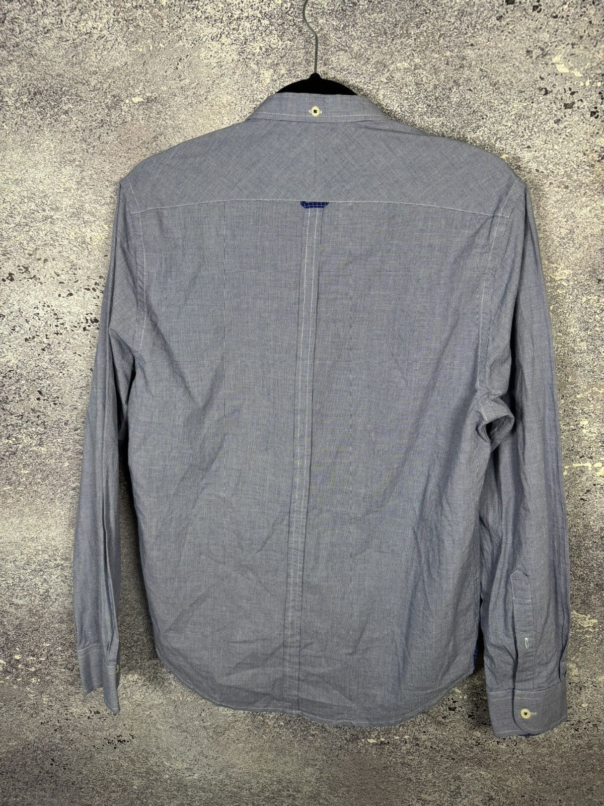 Baracuta × Vintage Baracuta Shirt Men’s Medium Blue Check Plain Mods SKA Size US M / EU 48-50 / 2 - 15 Thumbnail