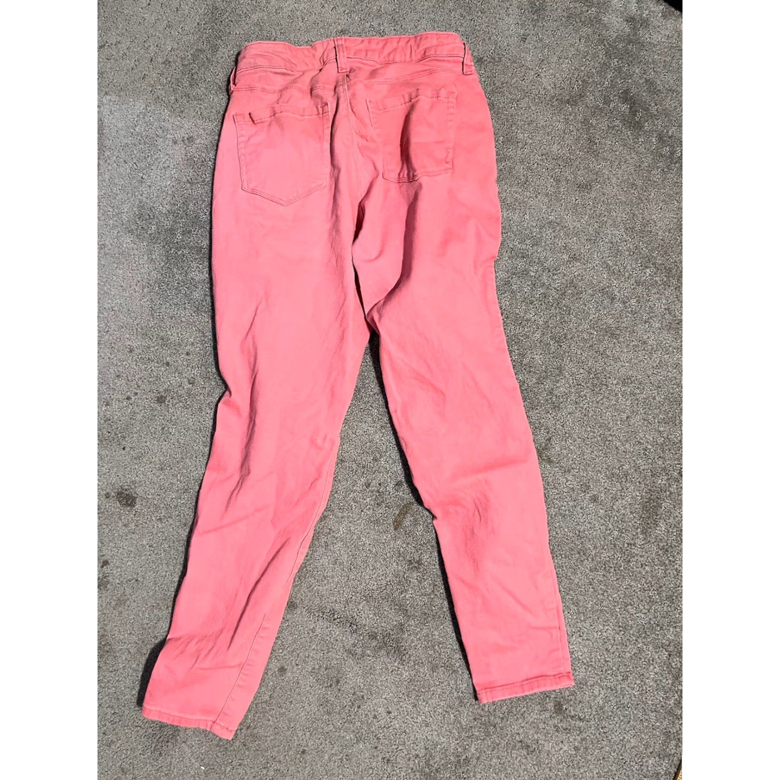 Vintage Style & Co Jeans Skinny Mid-Rise Stretch Pink sz 4 Womens Regular Inseam 28 in Denim City Retro Vintage No (adjust) Size 27" / US 4 / IT 40 - 3 Thumbnail