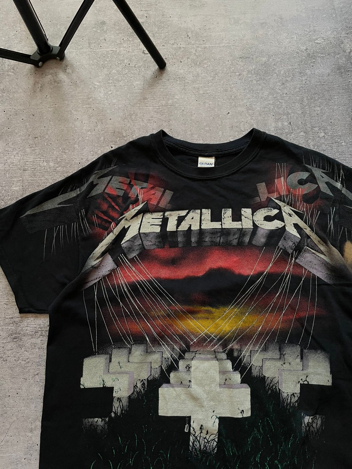 Metallica 🔥T-SHIRT METALLICA CRAZY VINTAGE FULL PRINTED🔥 Size US M / EU 48-50 / 2 - 3 Thumbnail