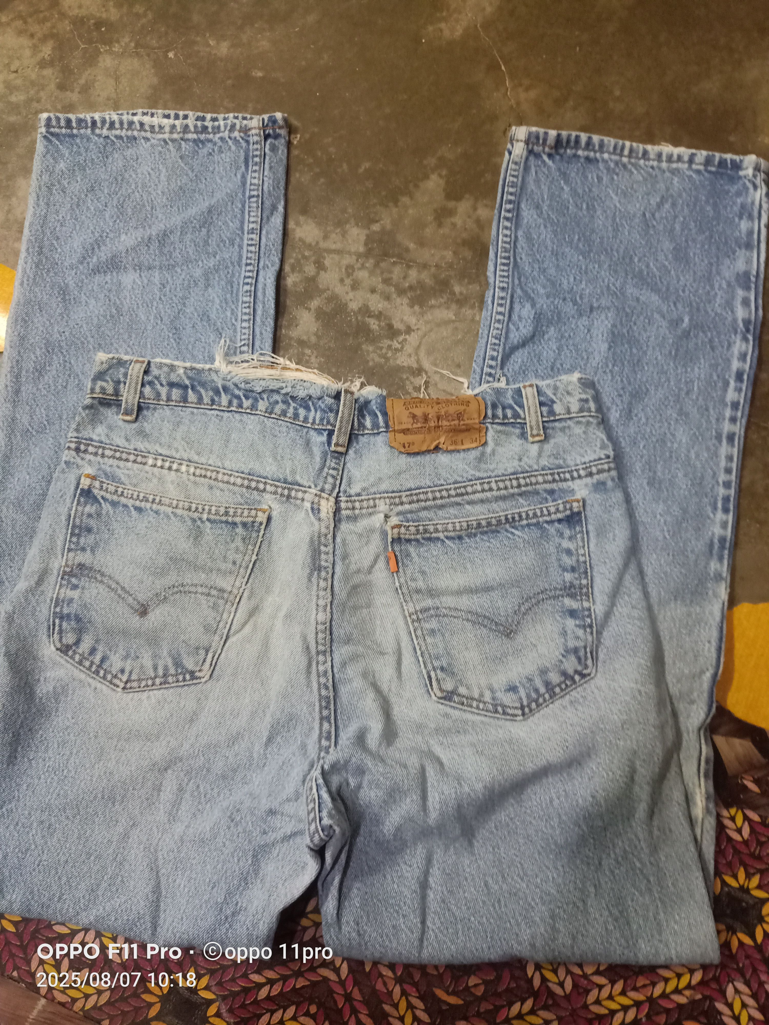 Levi's Vintage Clothing 🌟Levis 80s Vintage Oren Tag 517 Men🌟 Size US 35 - 21 Thumbnail