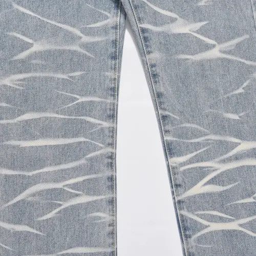 Jean fade washed pattern jeans Size US 32 / EU 48 - 8 Thumbnail