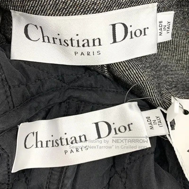 Dior Dior Gray Cotton Women's Jacket XS Size . Size XS / US 0-2 / IT 36-38 - 5 Thumbnail
