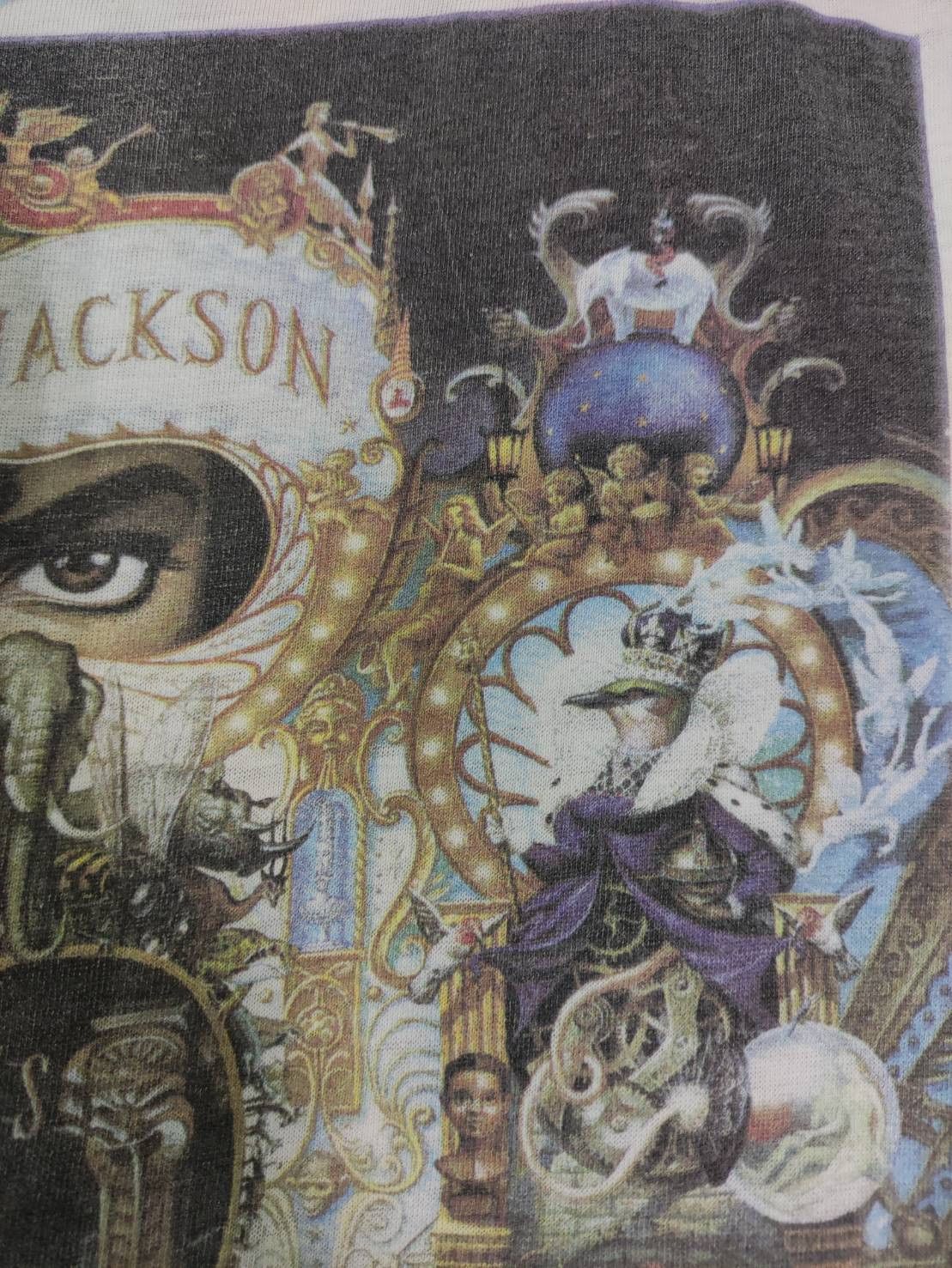 Michael Jackson Vtg 90's Michael Jackson "Dangerous" Album Promo World Tour Size US L / EU 52-54 / 3 - 7 Thumbnail
