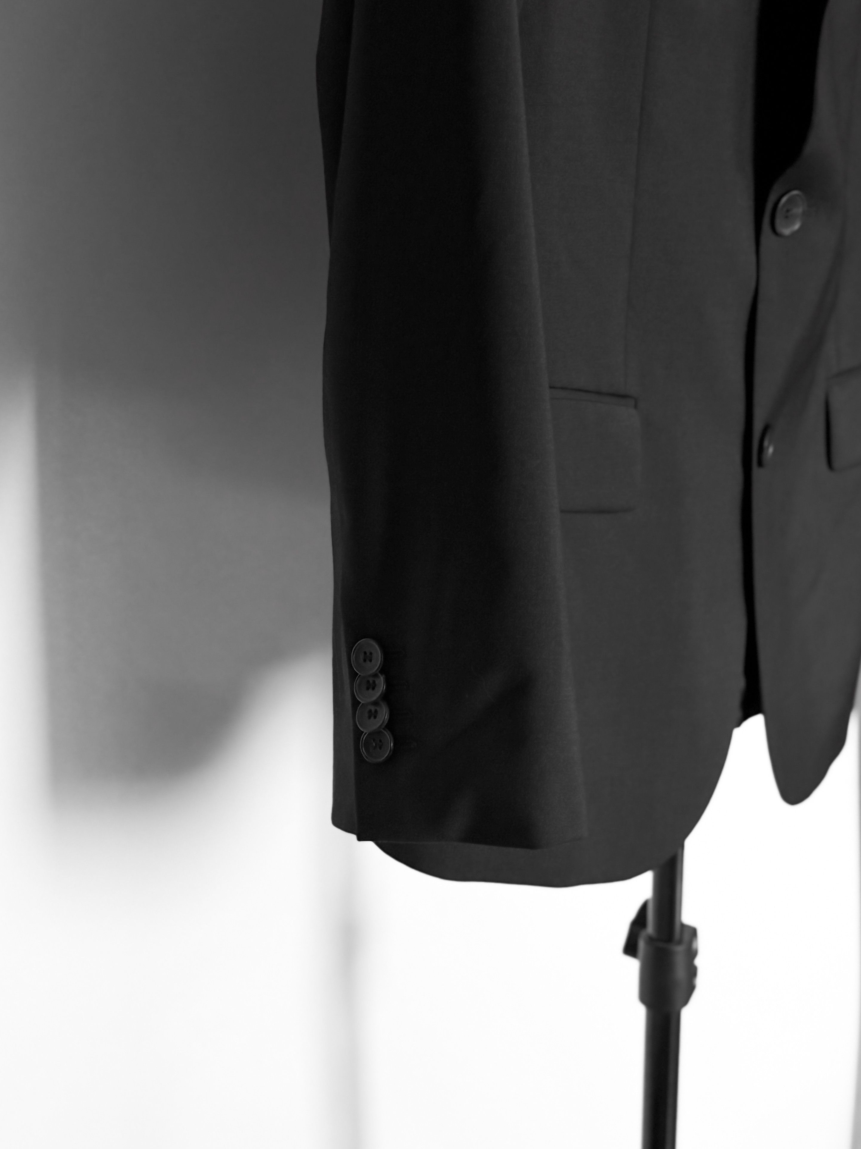 Hugo Boss HUGO BOSS Red Label Black Suit Jacket Blazer Size 38R - 5 Thumbnail