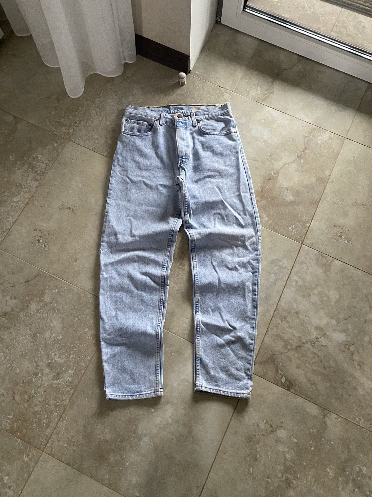 Levi's Vintage Levis 2000s Baggy Jeans Y2K Made in Usa Workwear 550 Size US 32 / EU 48 - 2 Thumbnail