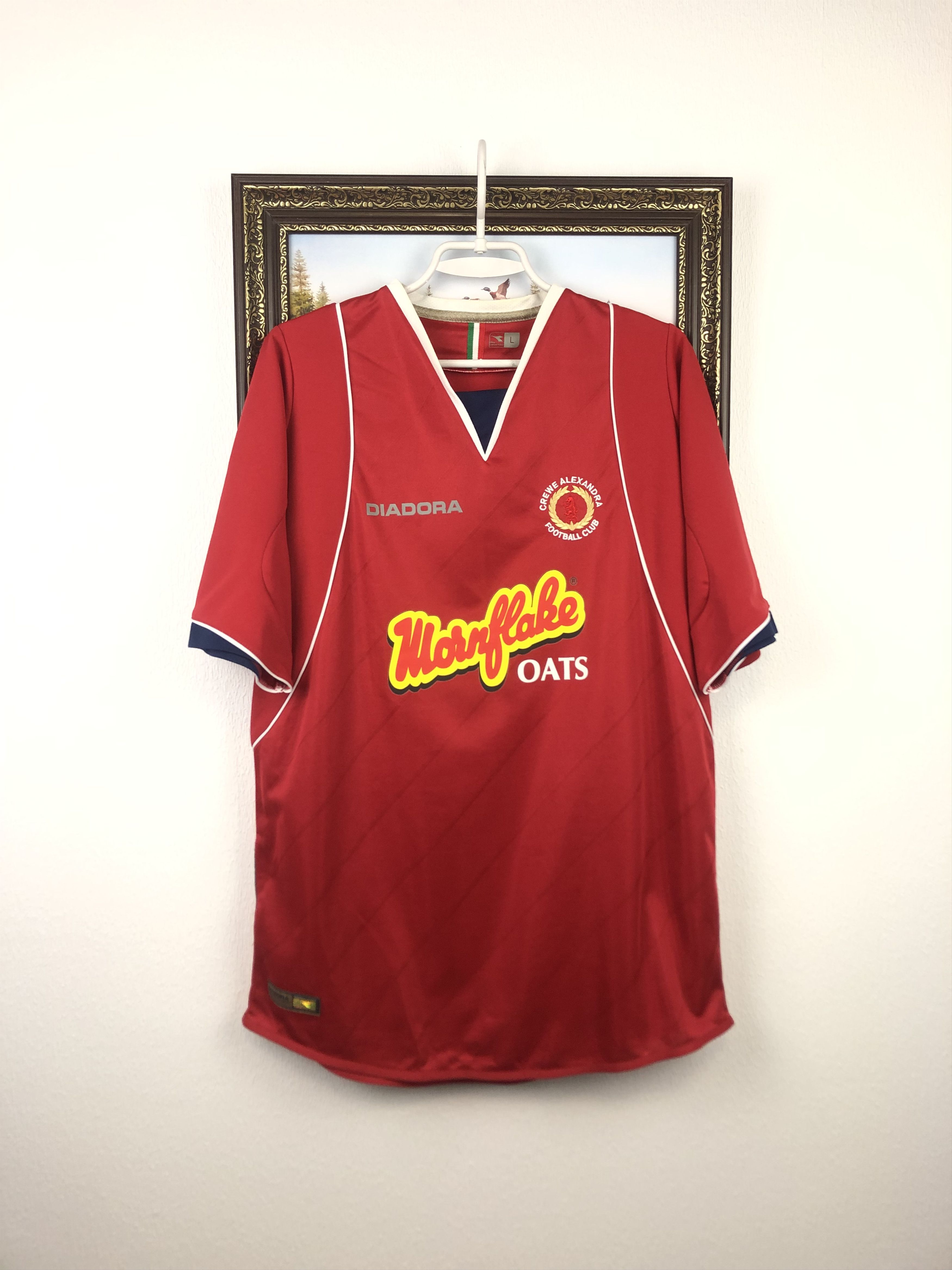 Vintage Crewe Alexandra football shirt 2007 Soccer Jersey Trikot Size US L / EU 52-54 / 3 - 1 Thumbnail