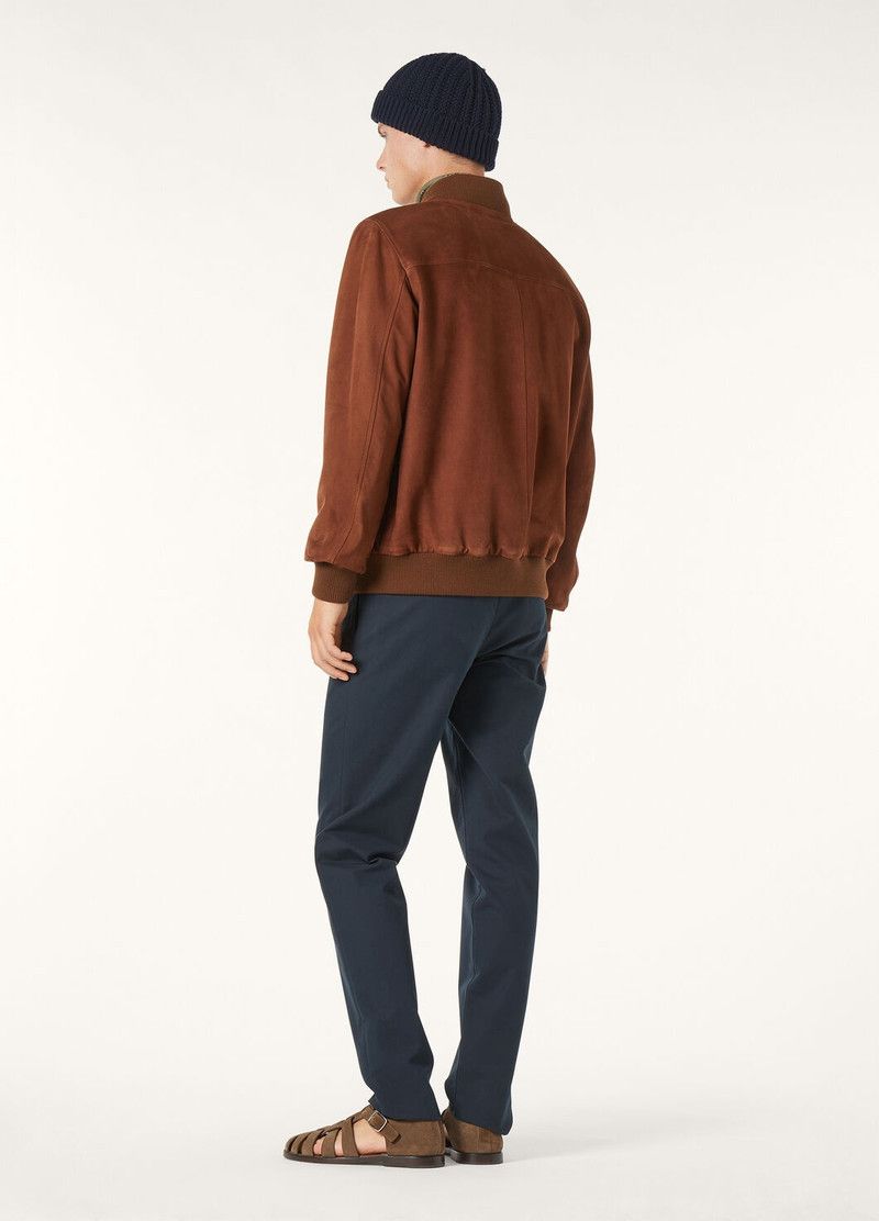 Loro Piana o1w1db10226 FAP4470 Ivy Bomber Jacket in Brown Size US XL / EU 56 / 4 - 5 Thumbnail