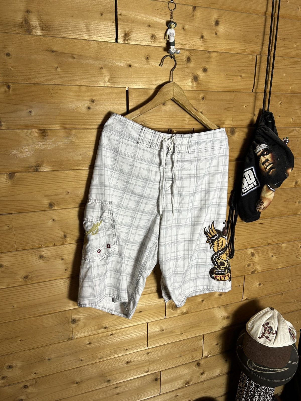 Ed Hardy Vintage Ed Hardy shorts Size US 36 / EU 52 - 1 Thumbnail