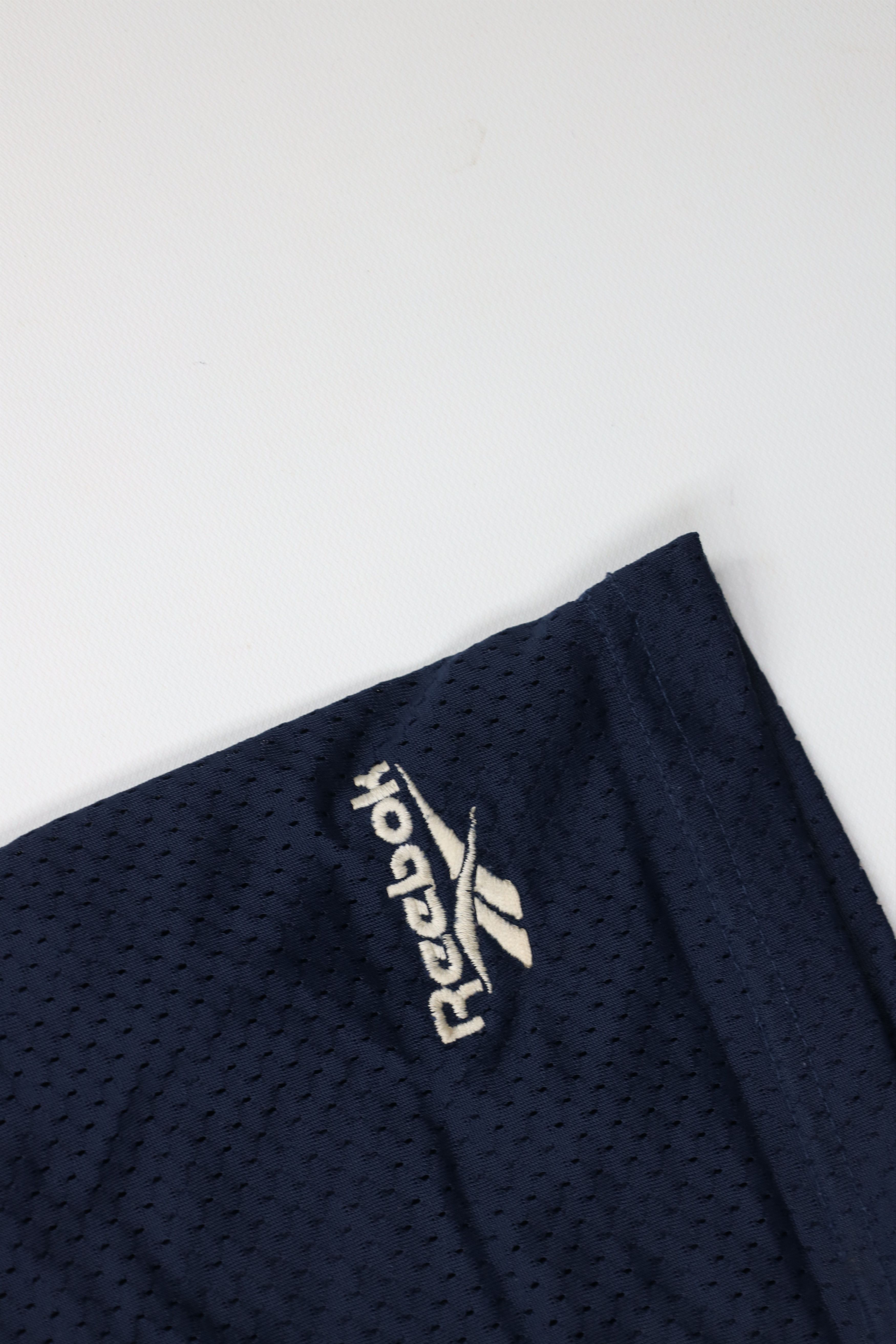 Reebok Vintage 90s Reebok Spell Above Knee Mesh Shorts Navy Blue Size US 34 / EU 50 - 5 Thumbnail