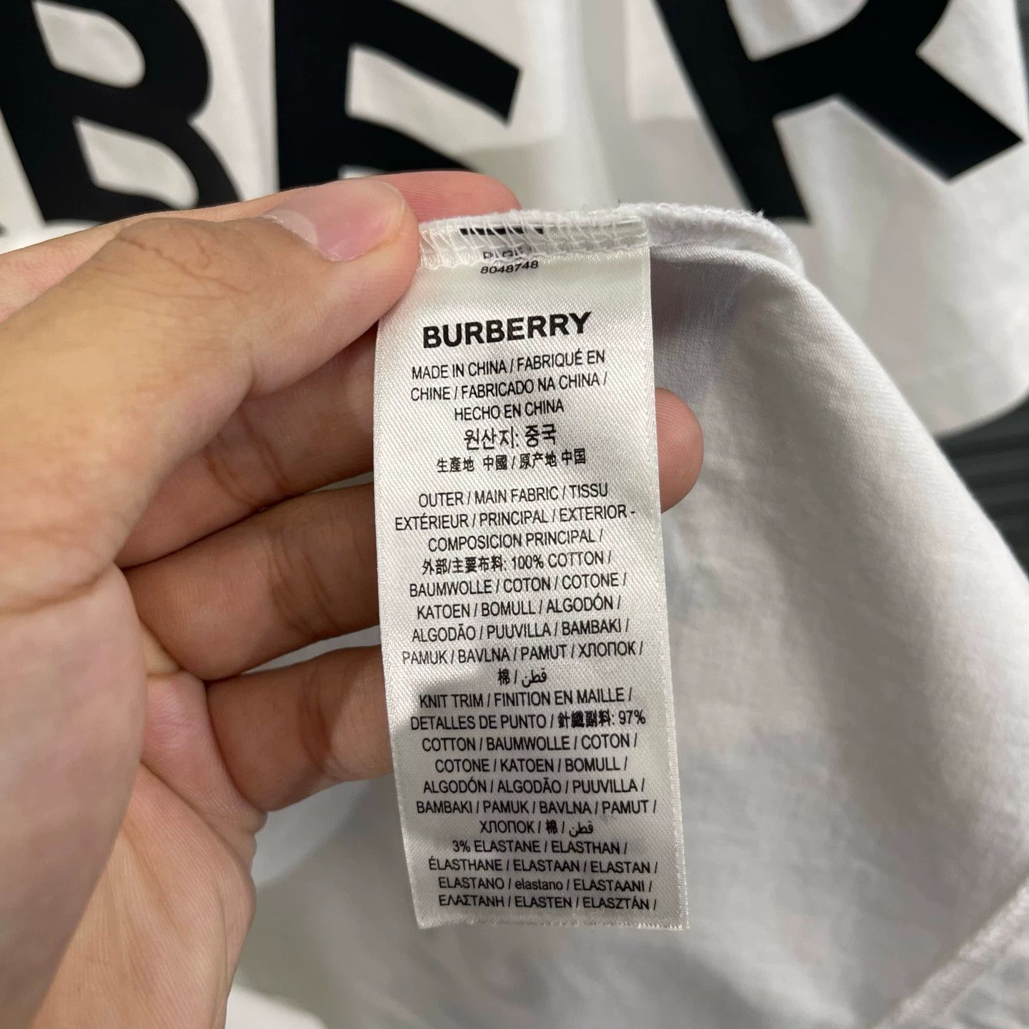 Burberry Burberry logo short-sleeve T-shirt M 99 new Size US M / EU 48-50 / 2 - 5 Thumbnail